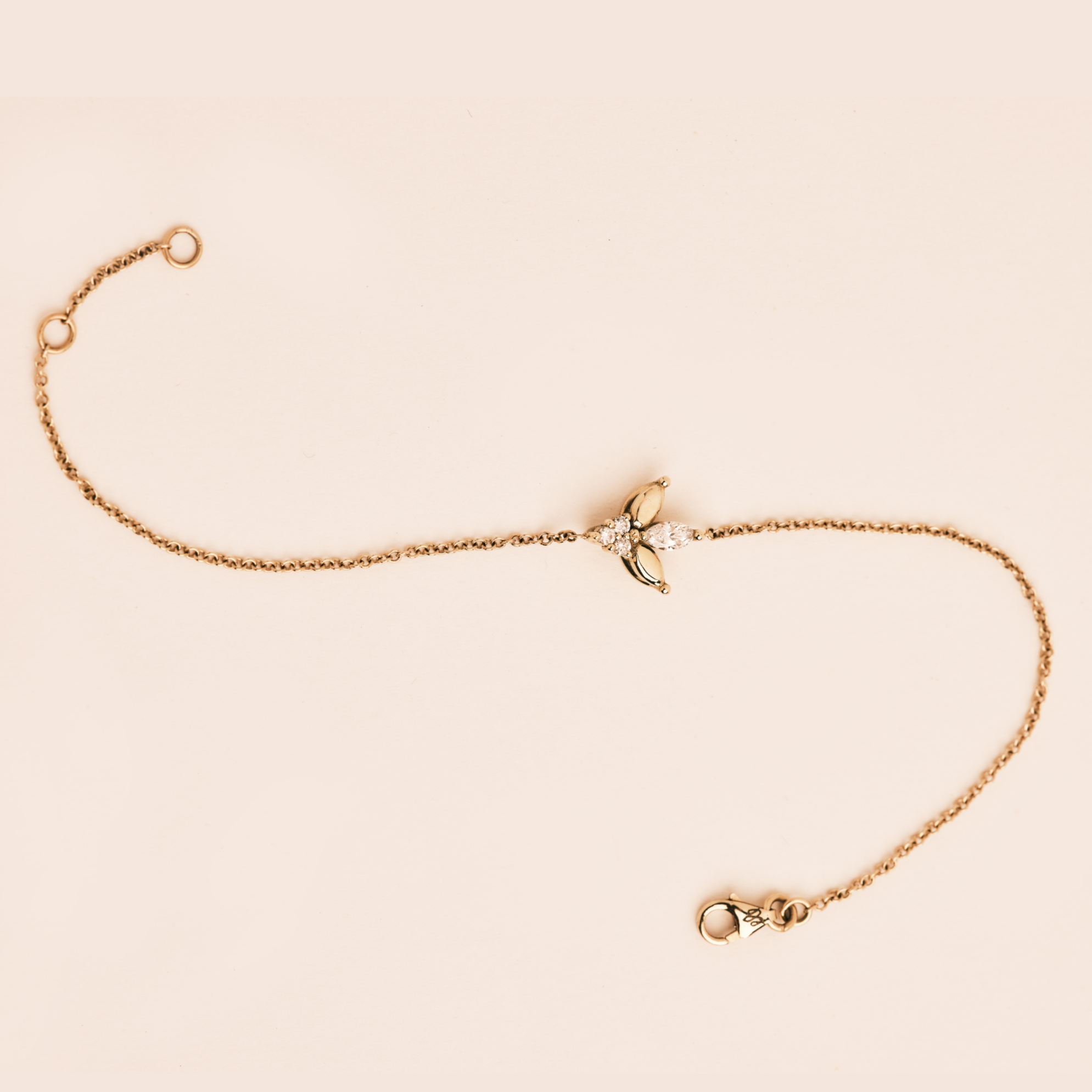 Jeanne poisson bracelet diamond