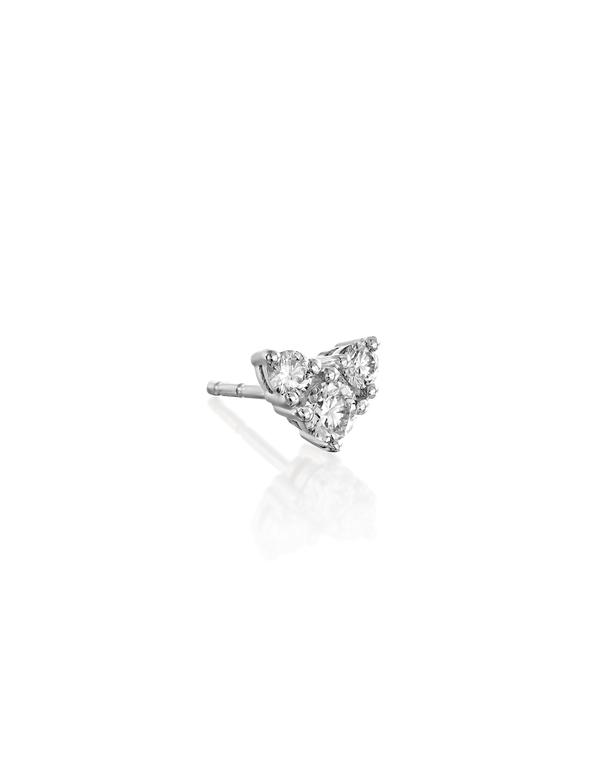 Tatiana Gold Earring White Diamonds