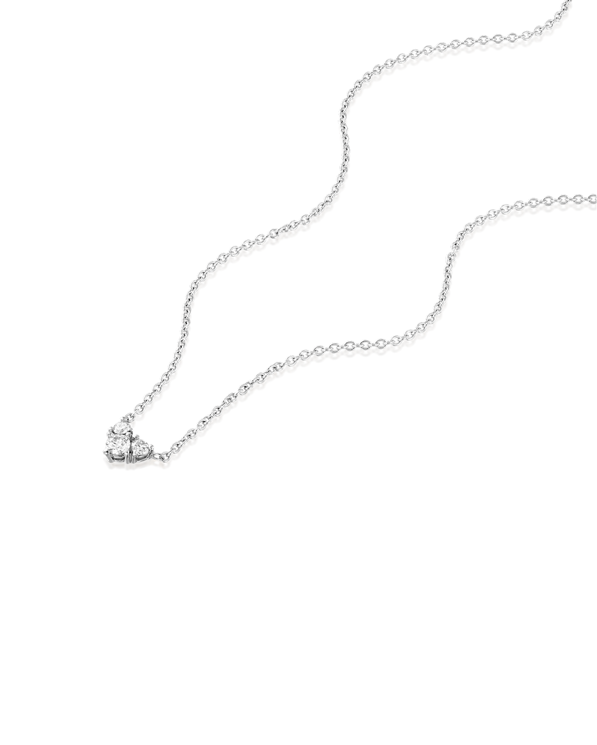 Tatiana Gold Necklace White Diamonds