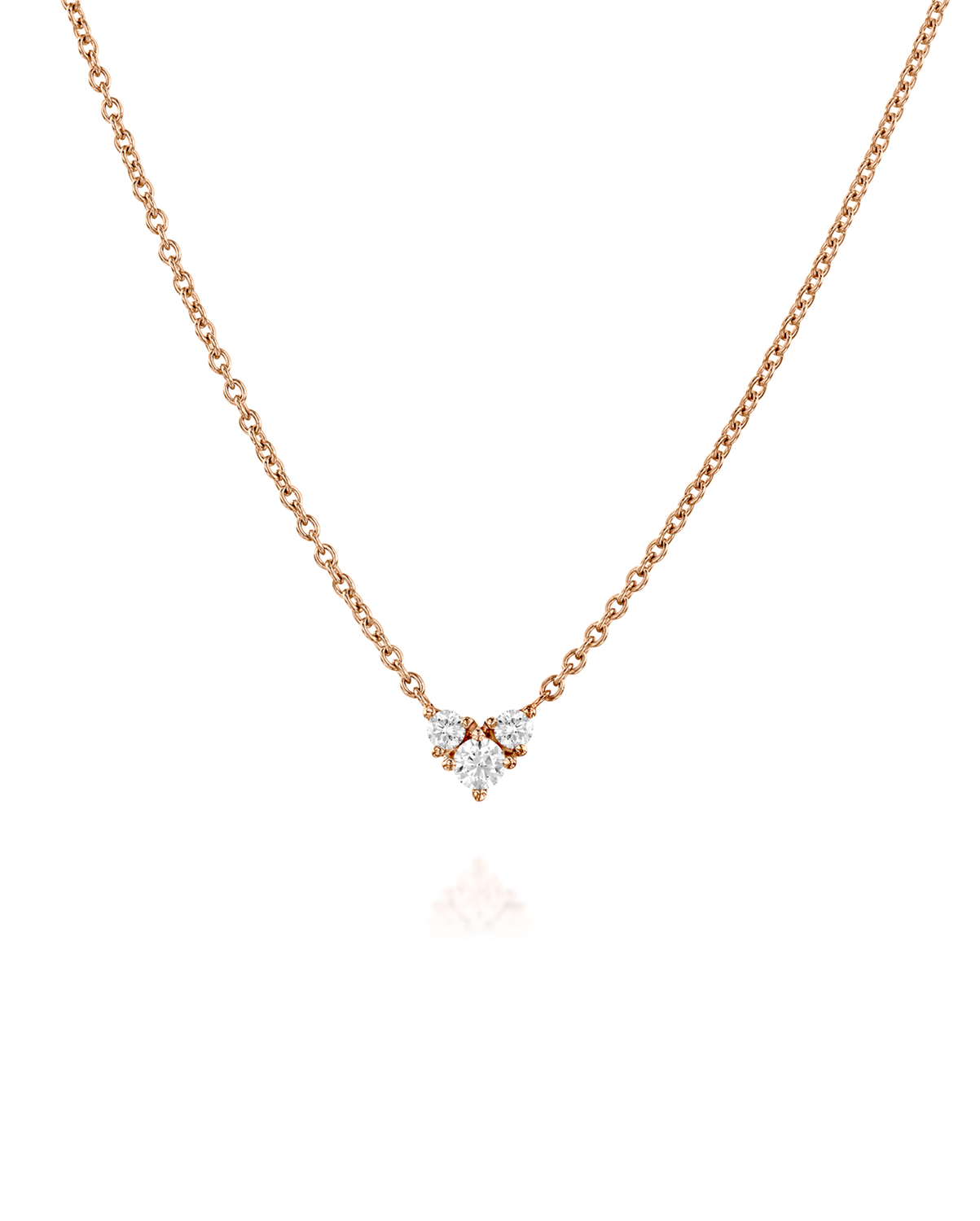 Tatiana Gold Necklace White Diamonds