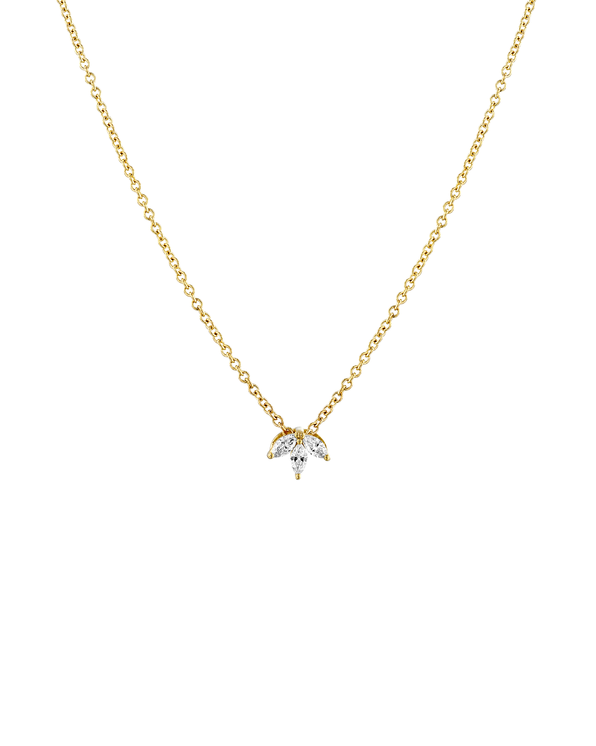 Françoise Necklace with White Diamonds