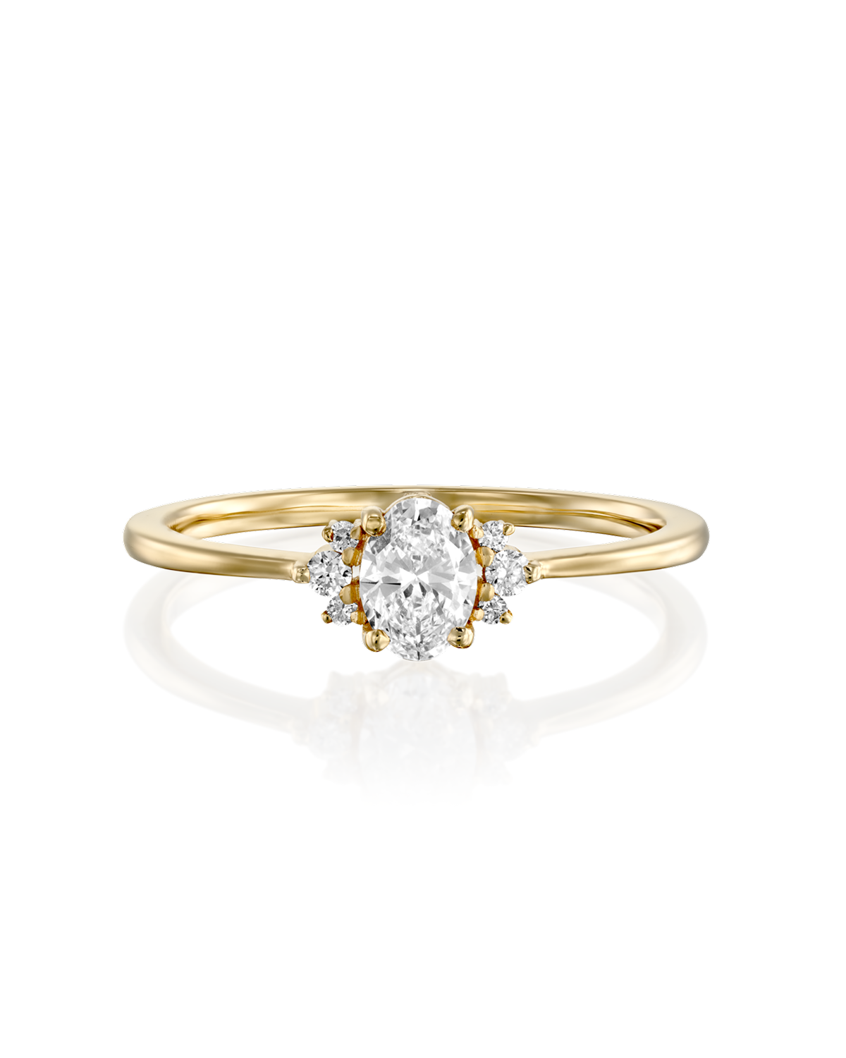 Ella Ring White Diamonds