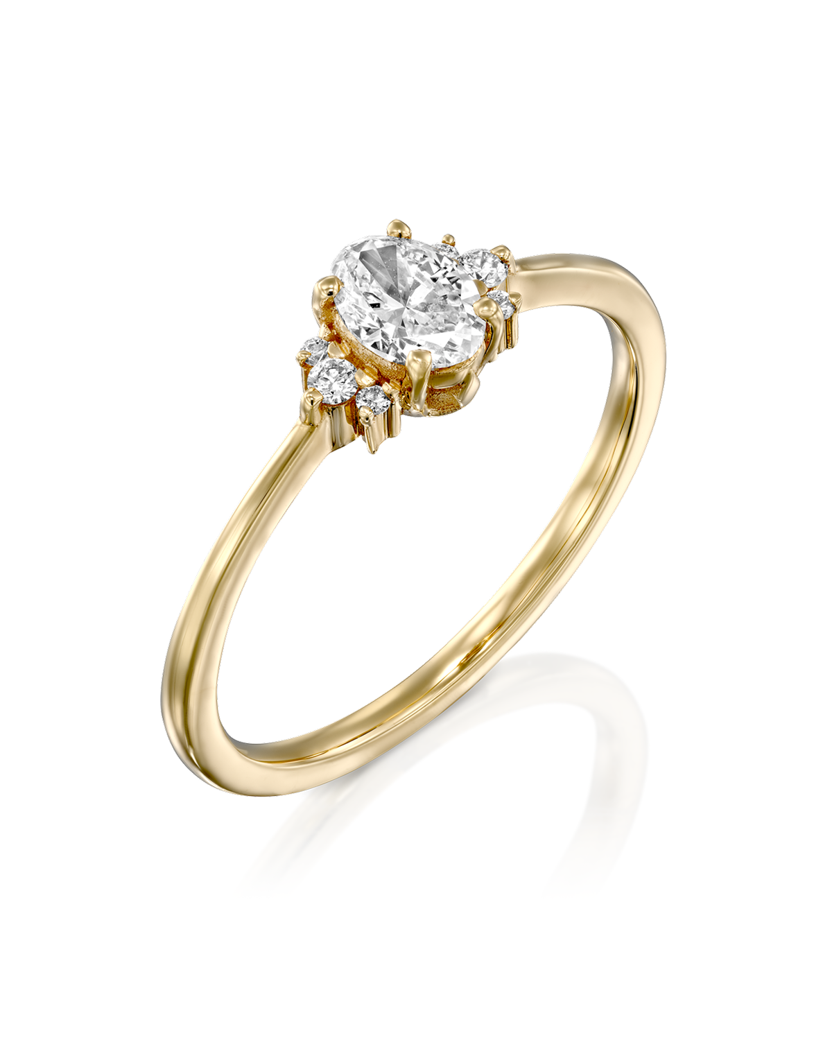 Ella Ring White Diamonds