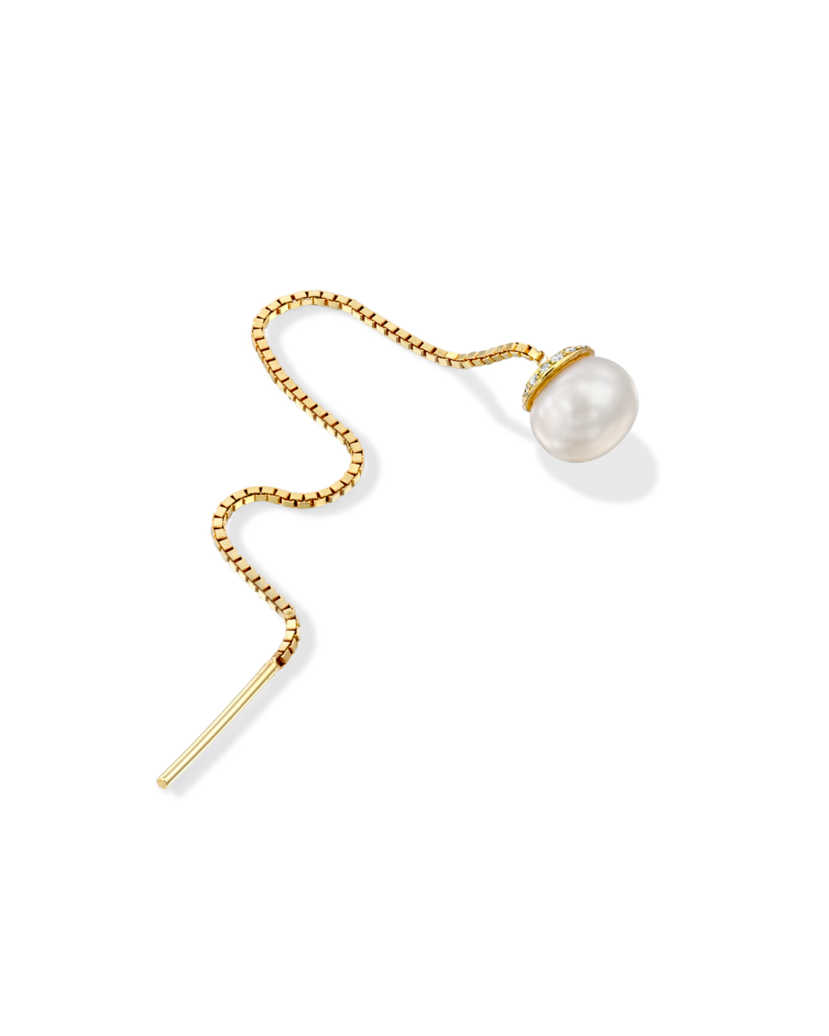 Ashley Earring with Pearls and Diamonds
