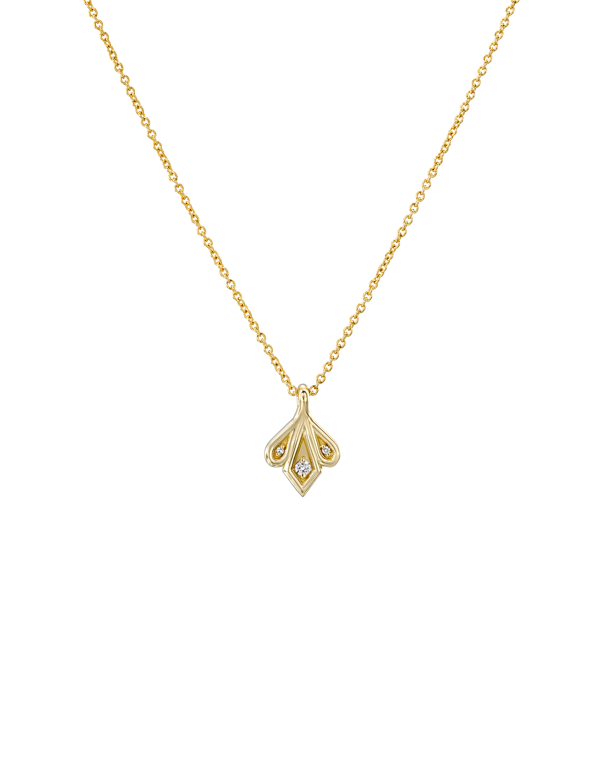 Roza Necklace White Diamonds