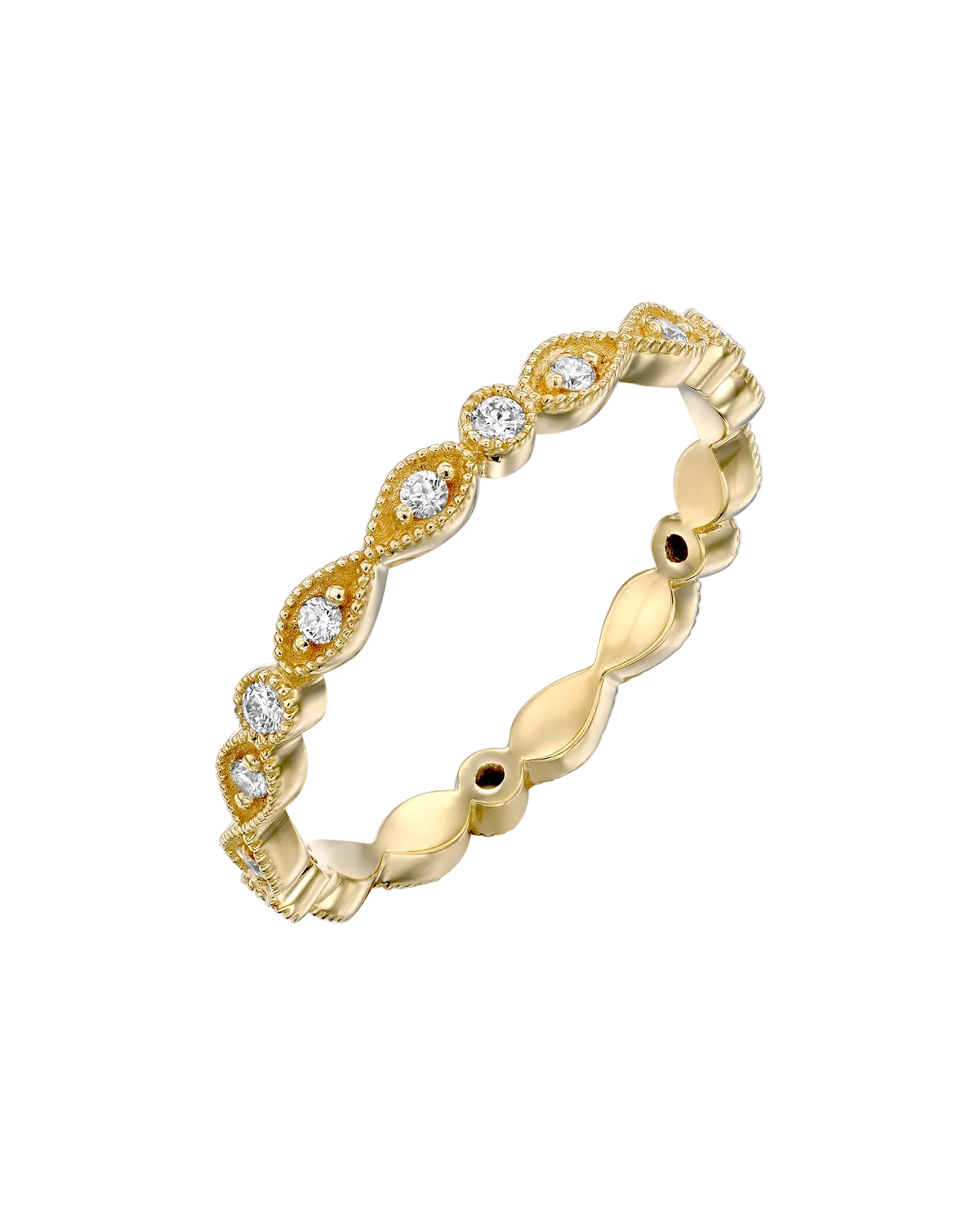 Isabelle Gold Ring Diamonds