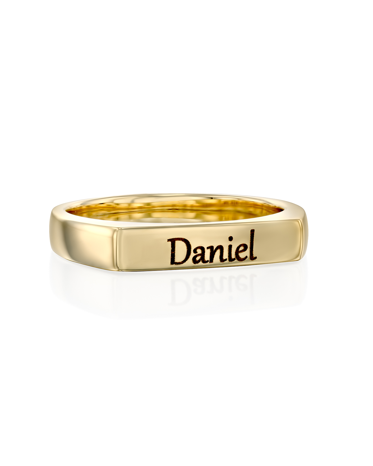 Charlotte Gold Ring & Engraving
