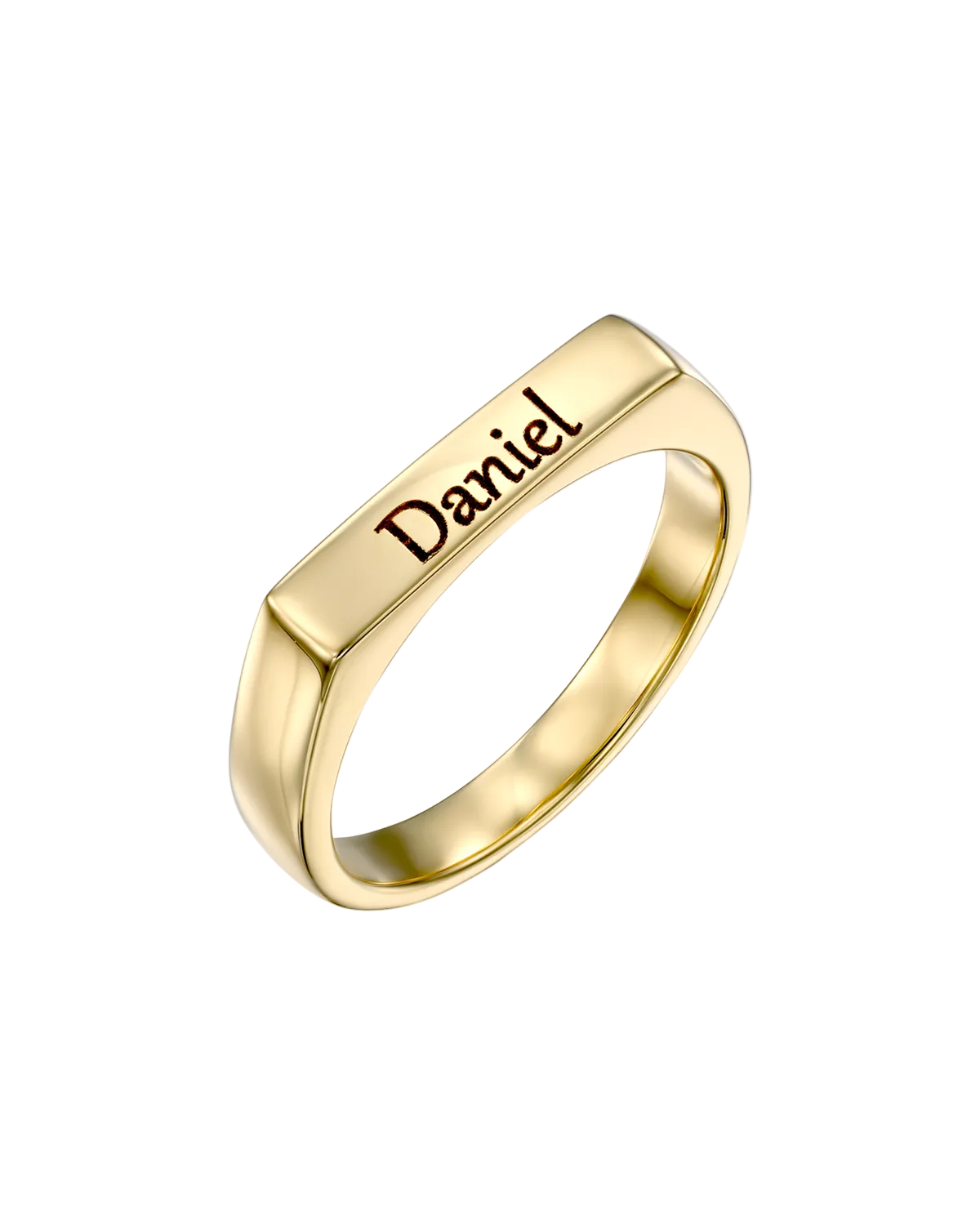 Charlotte Gold Ring & Engraving