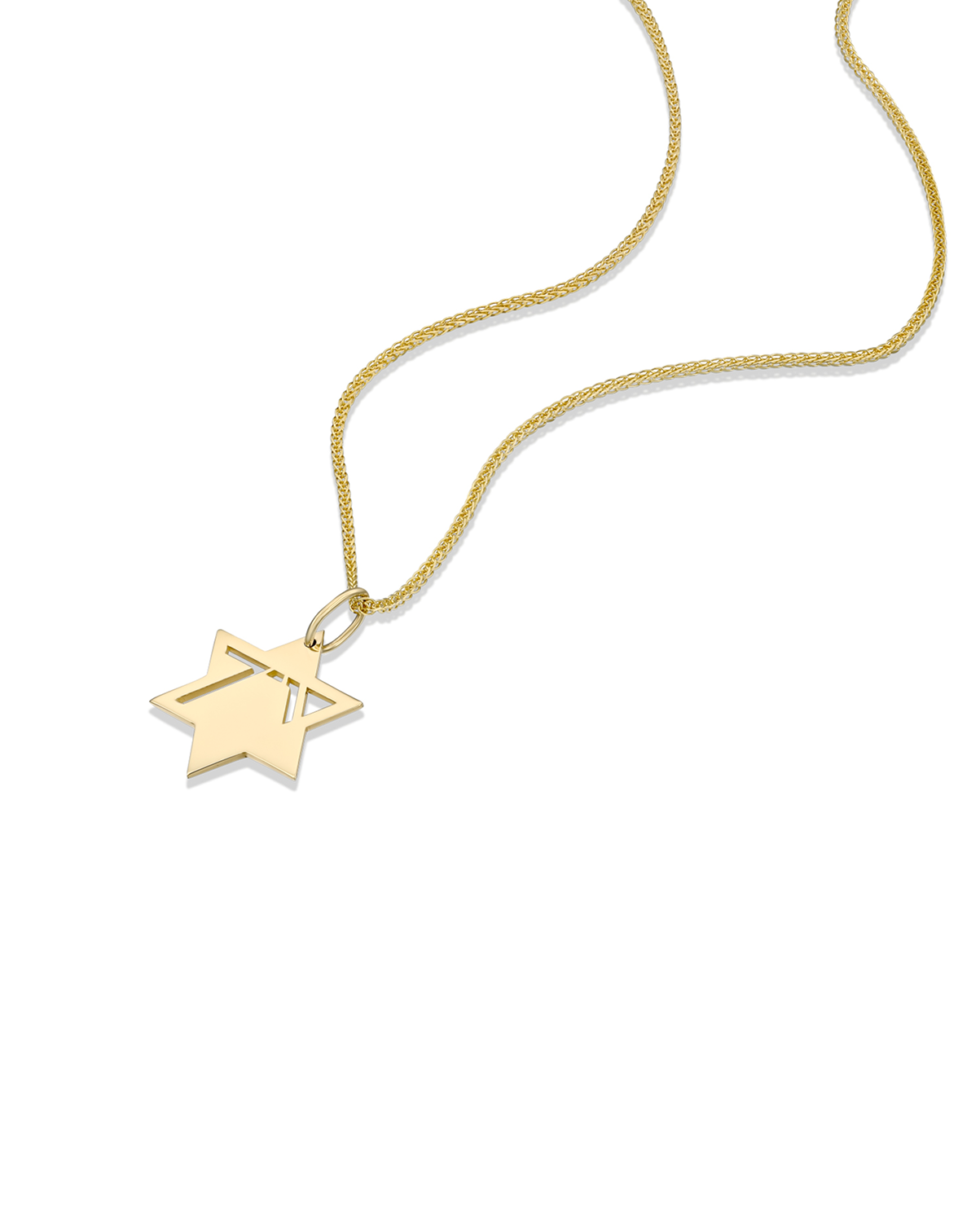 Heroism Star Of David Gold pendant