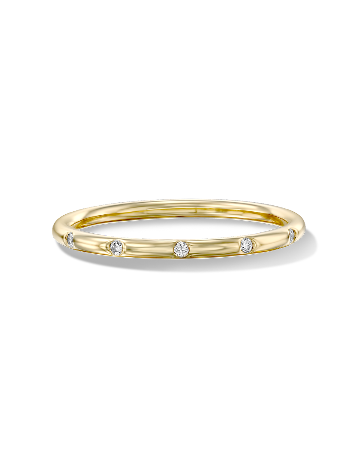 Donna Ring five White Diamonds