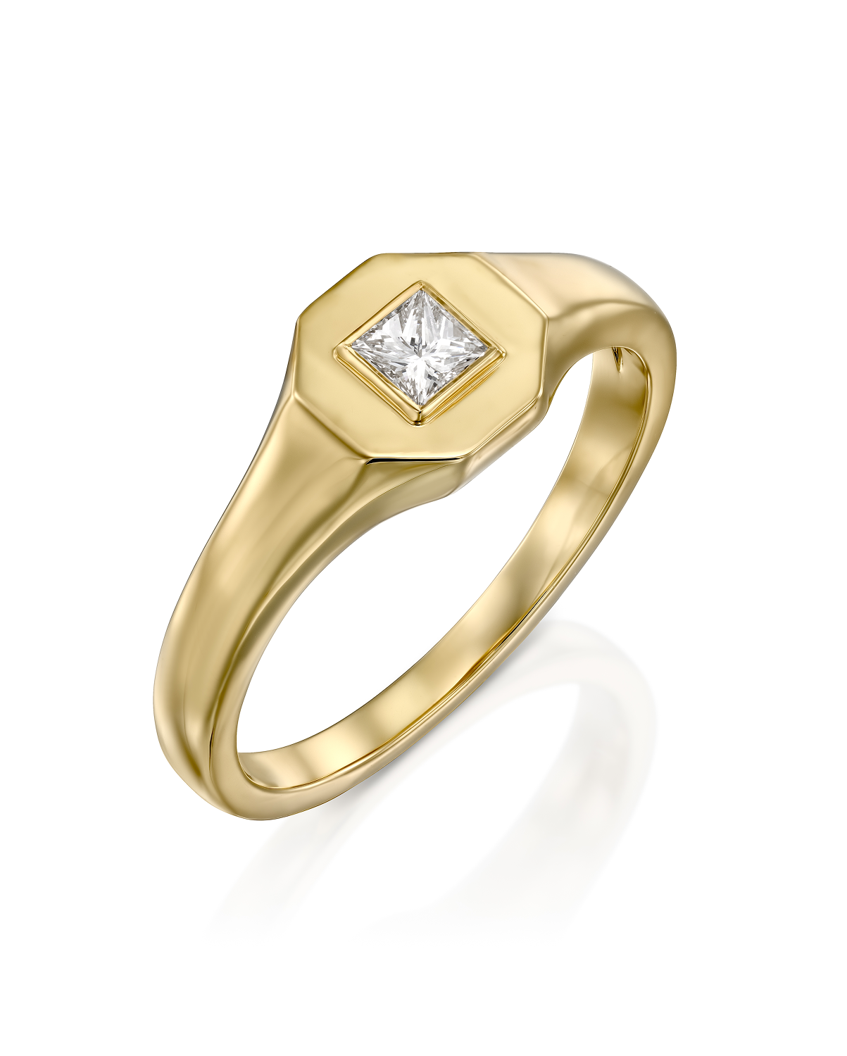 Taylor Gold Ring White Princess Diamond