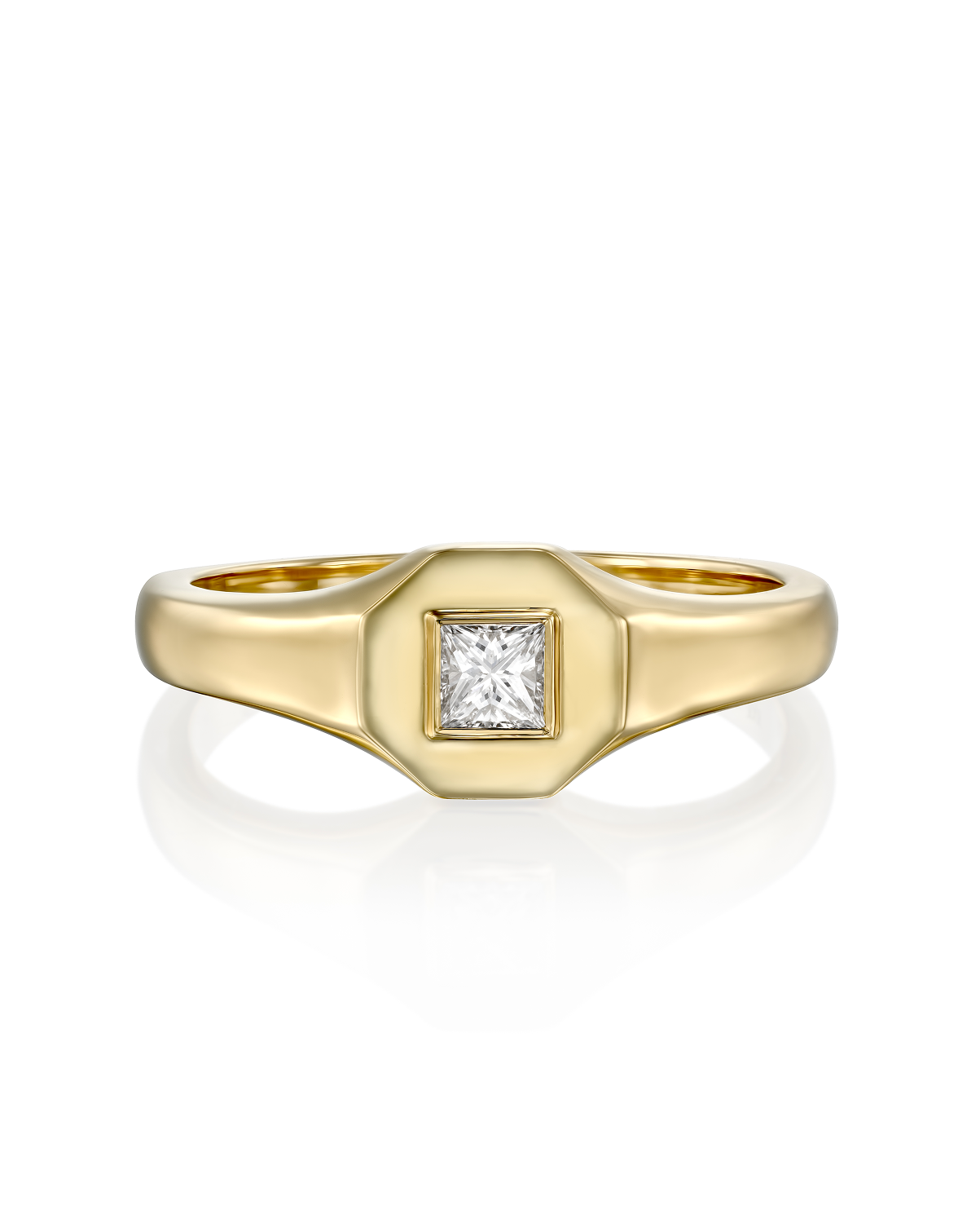Taylor Gold Ring White Princess Diamond