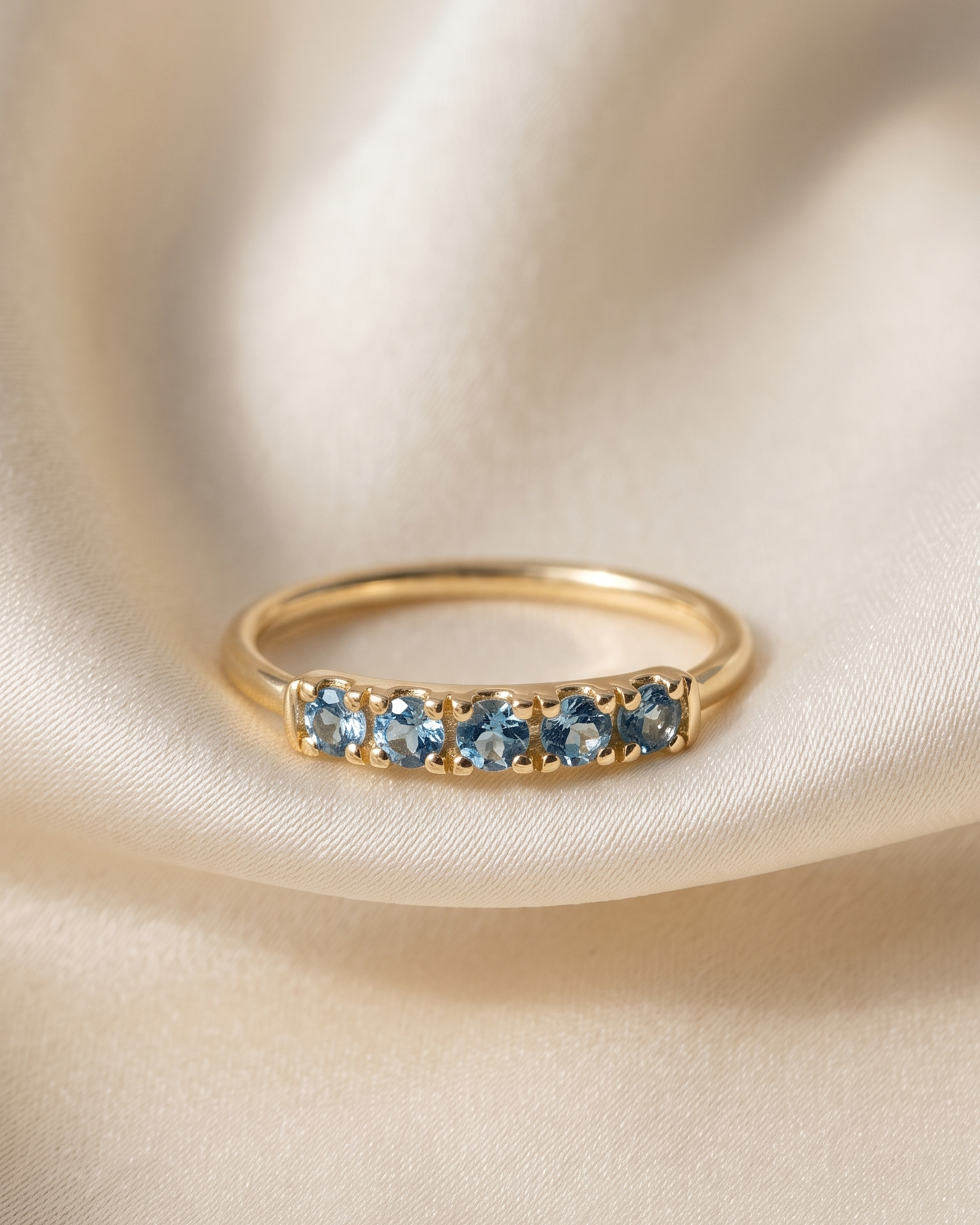 Candy Ring with aquamarine