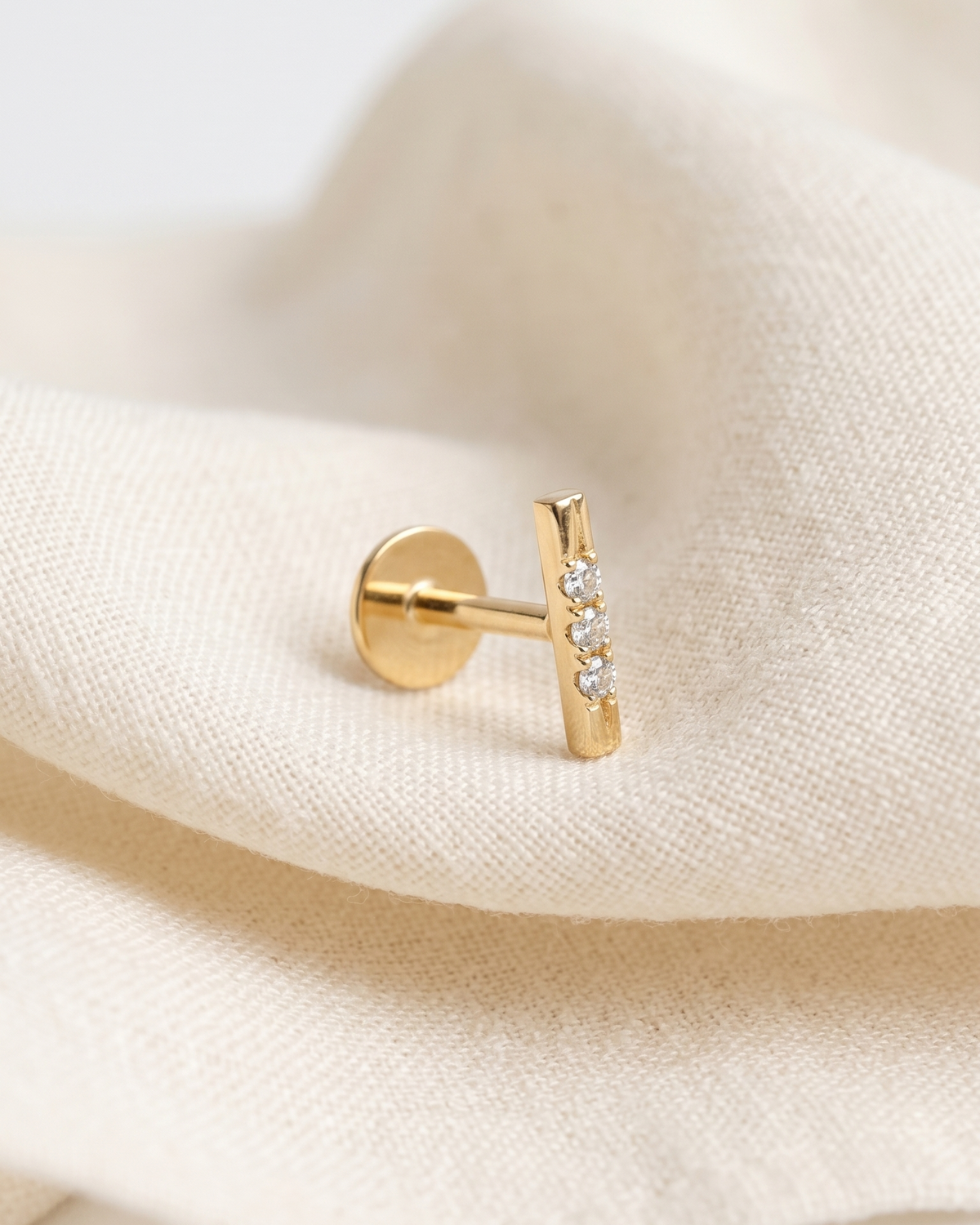 Valerie Piercing Earring White Diamonds