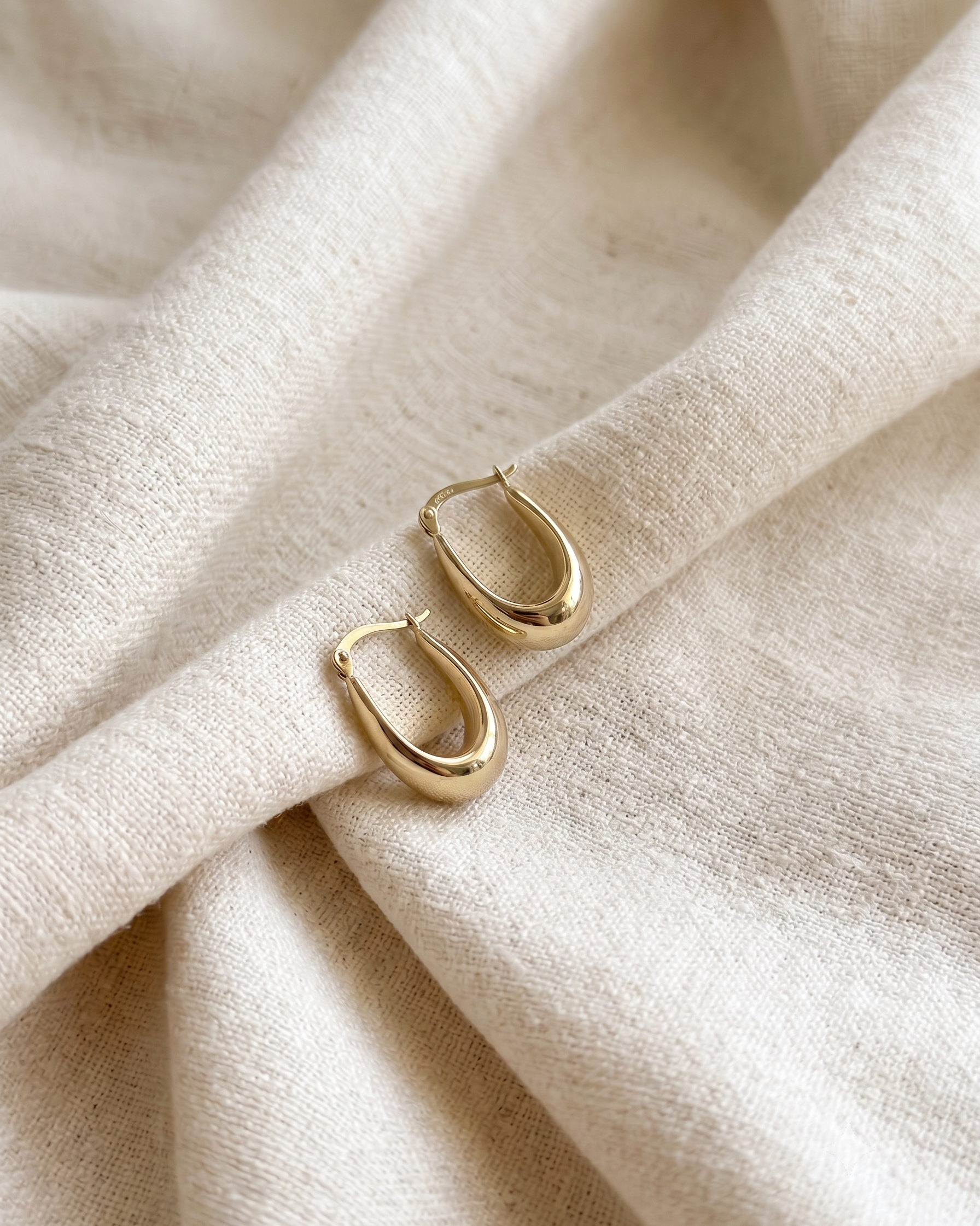 Candice gold hoop earrings