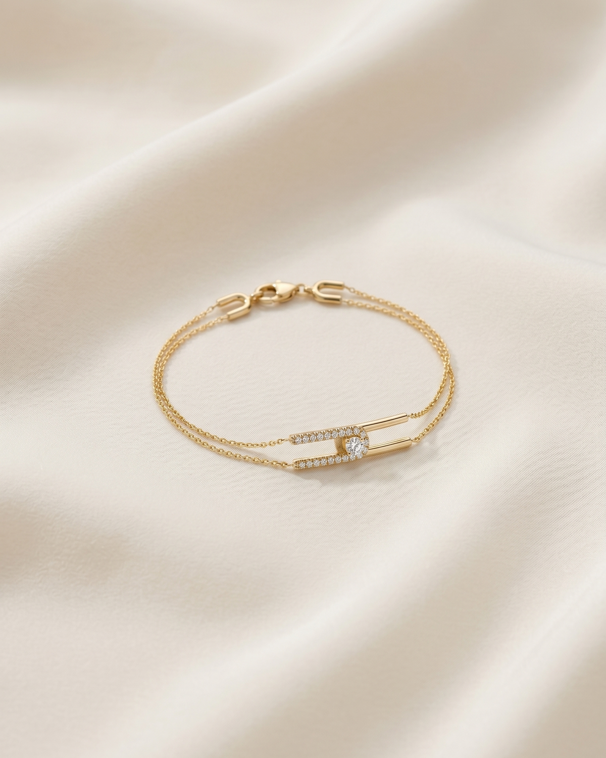 Bracelet 08 - White Diamonds