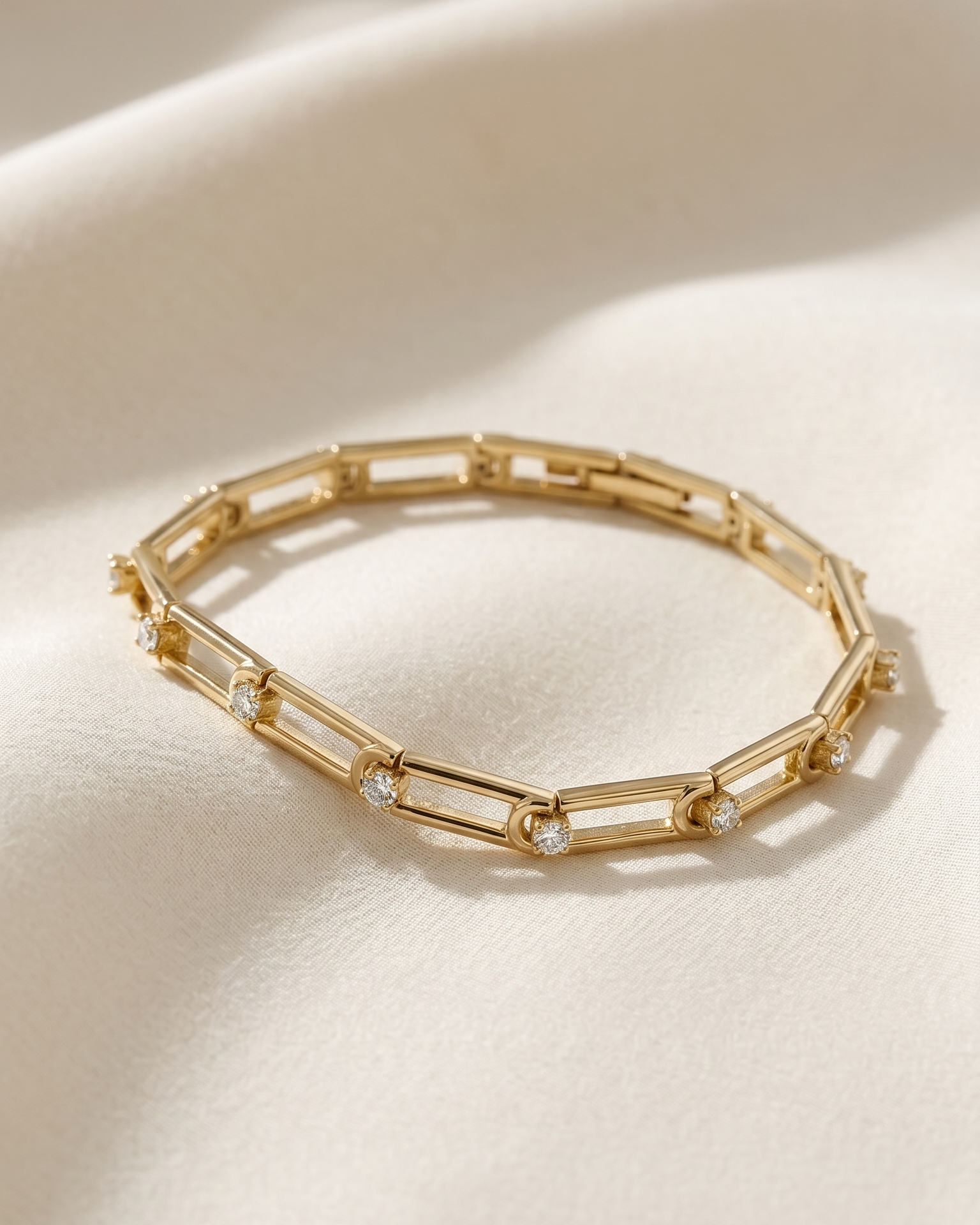 Bracelet 07 - White Diamonds