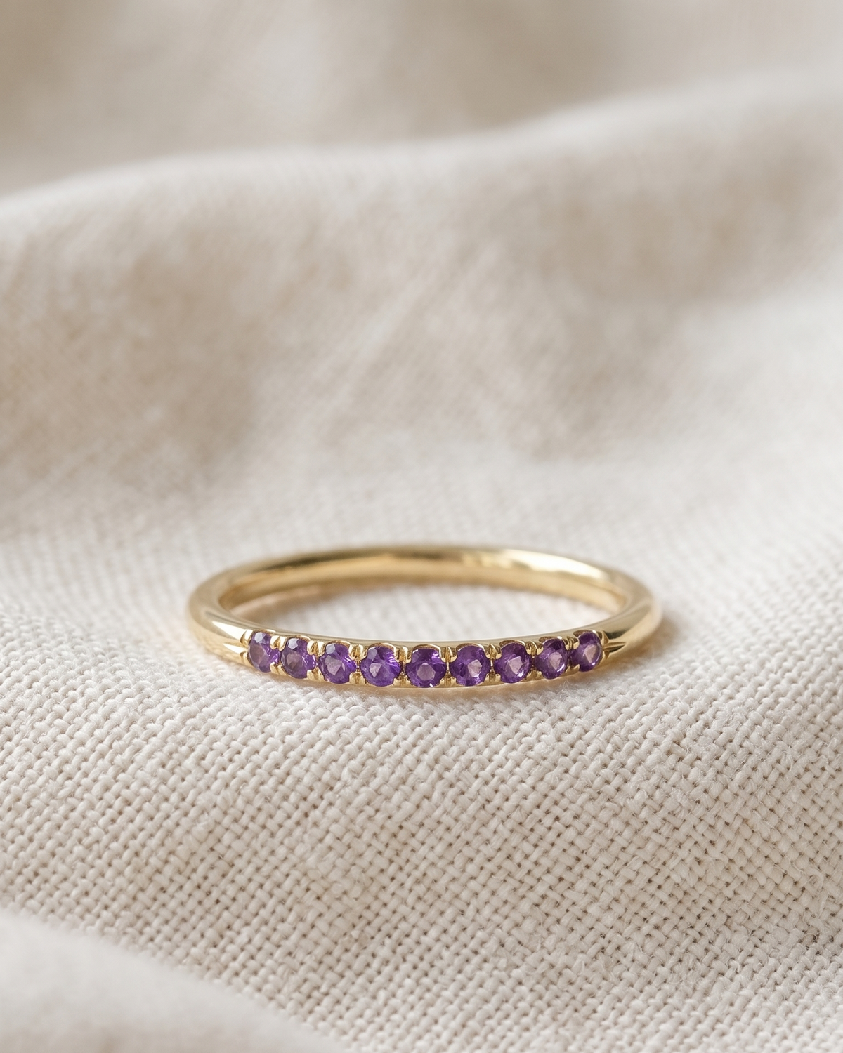 Kelly ring with Amethyst