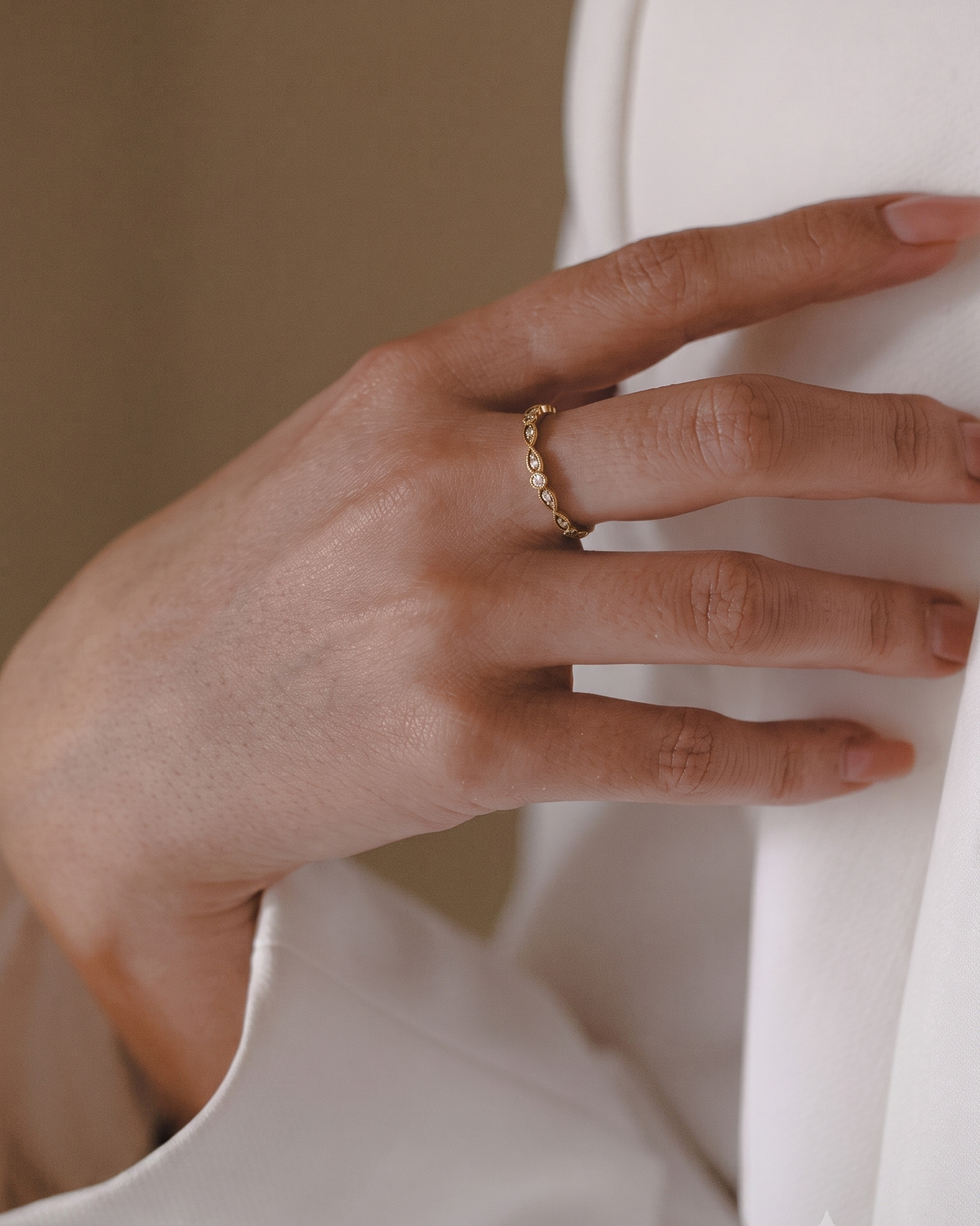 Isabelle Gold Ring Diamonds