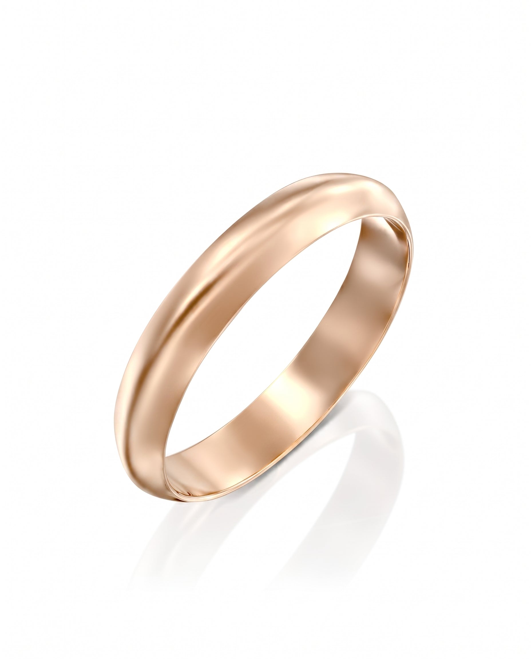 Jodie Gold Wedding Band - 4mm