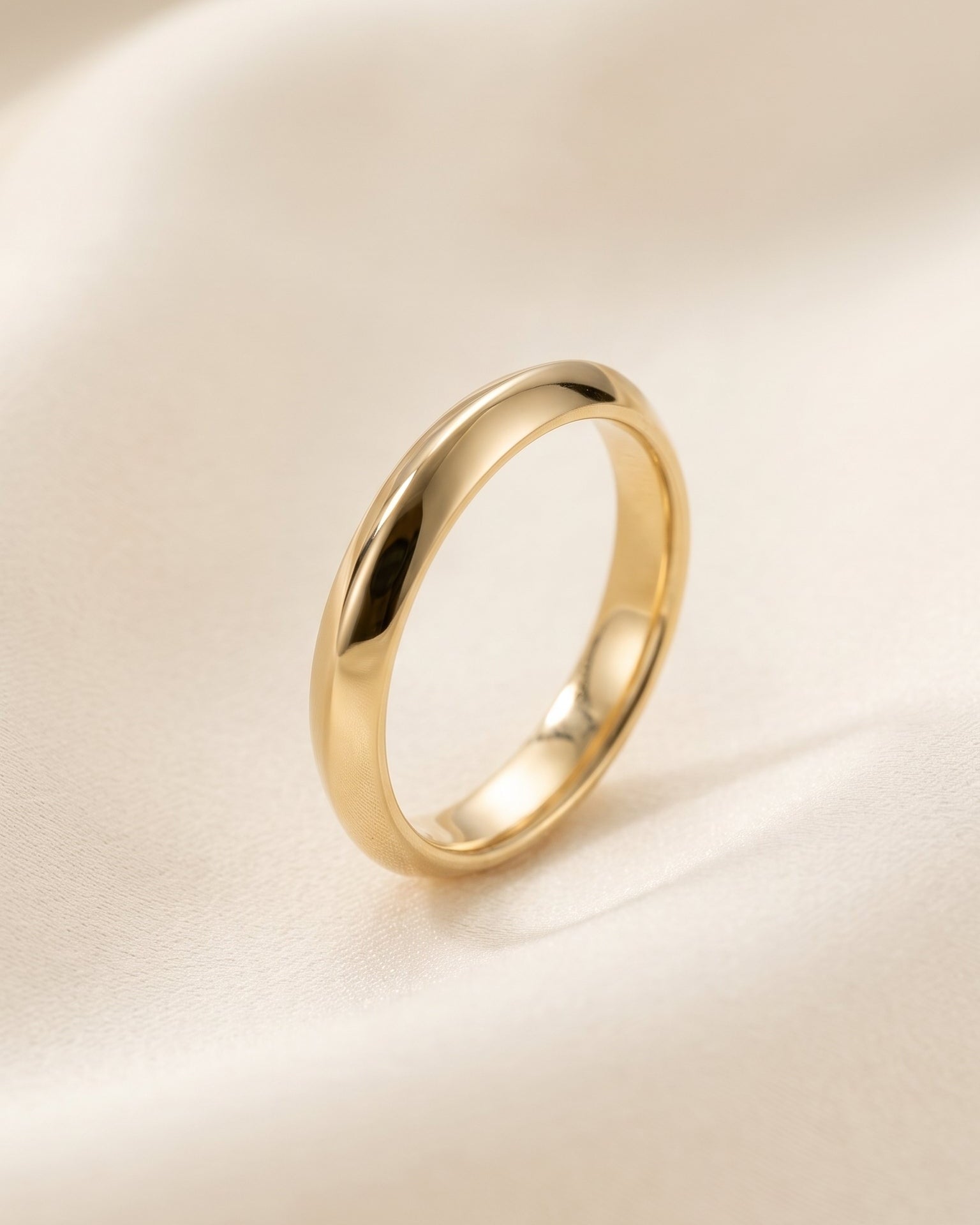 Jodie Gold Wedding Band - 3mm