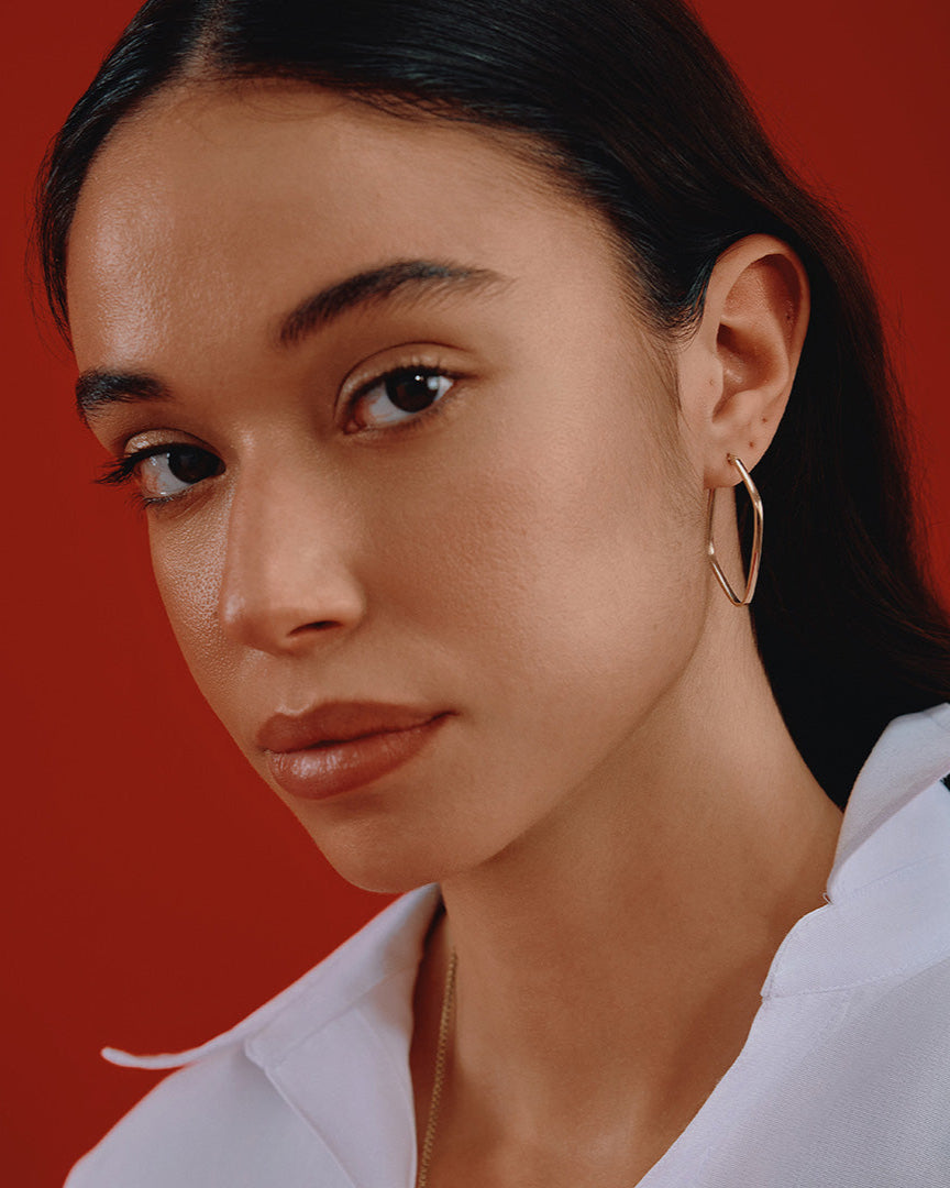 Hilary Gold Hoop Earring