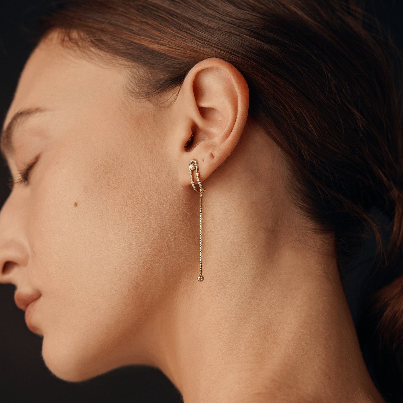 Earring 11 - White Diamonds