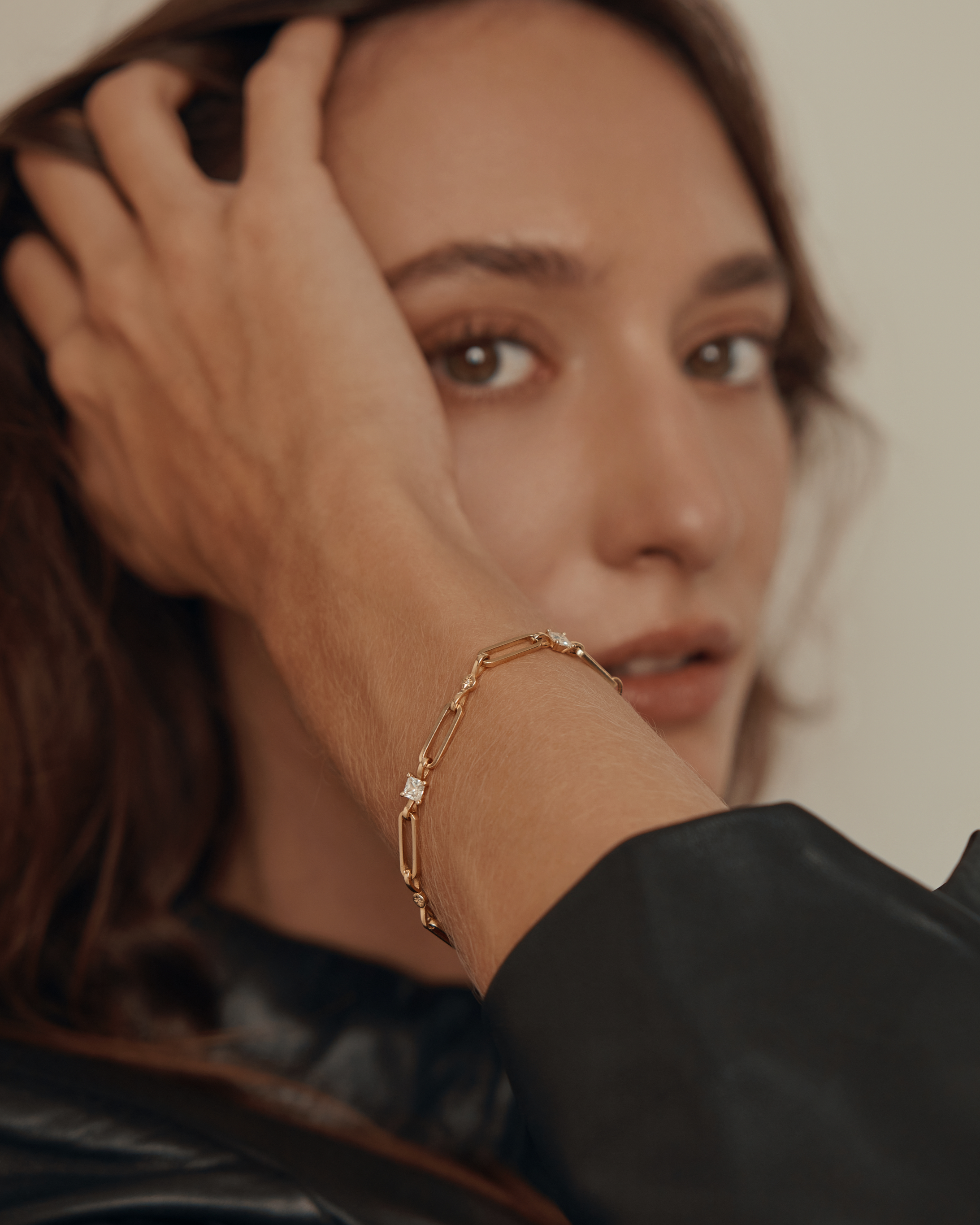 Nora bracelet white diamonds