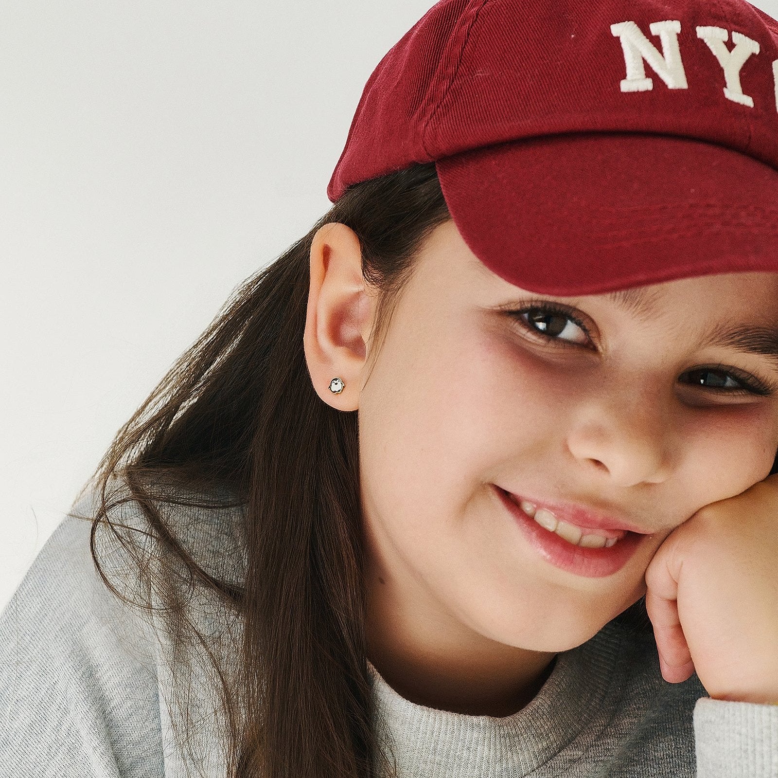 Penguin Gold Earring