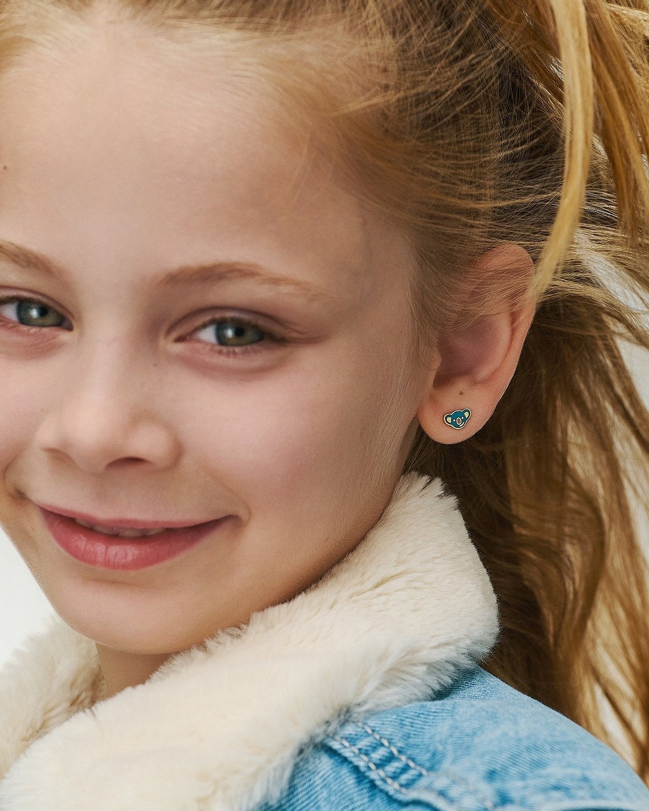 Koala Gold Earring