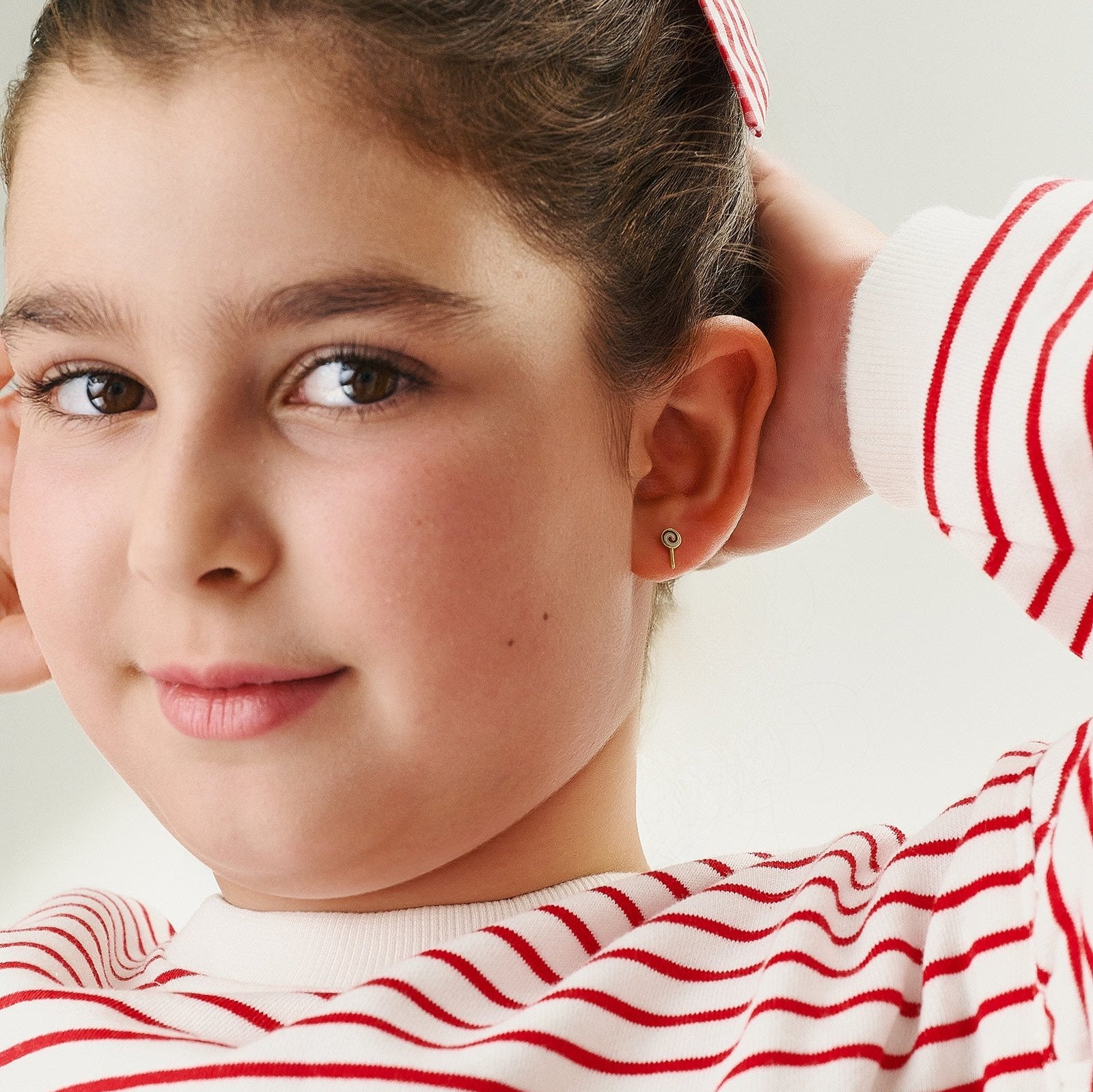 Lollipop Gold Earring