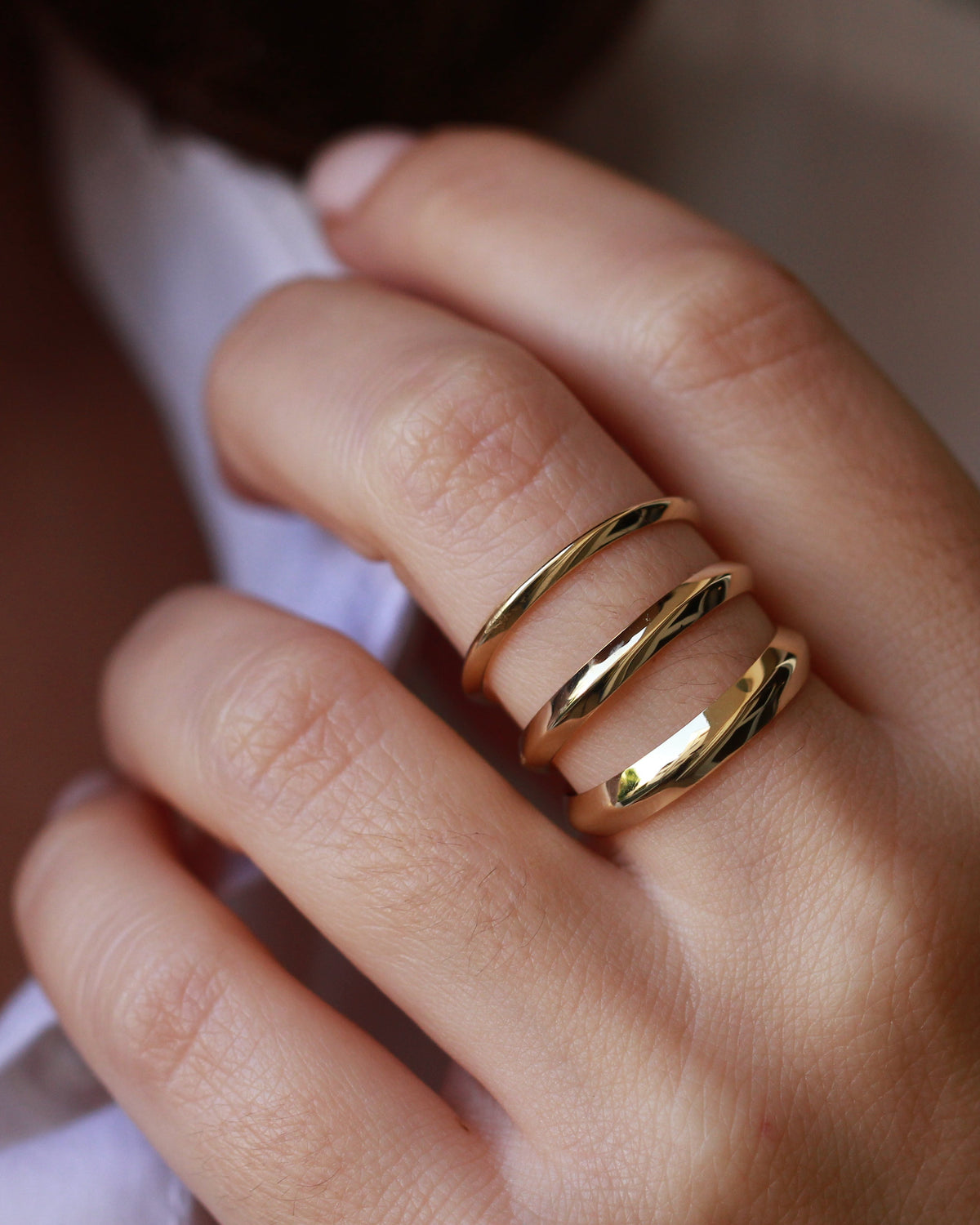Jodie Gold Wedding Band - 2mm