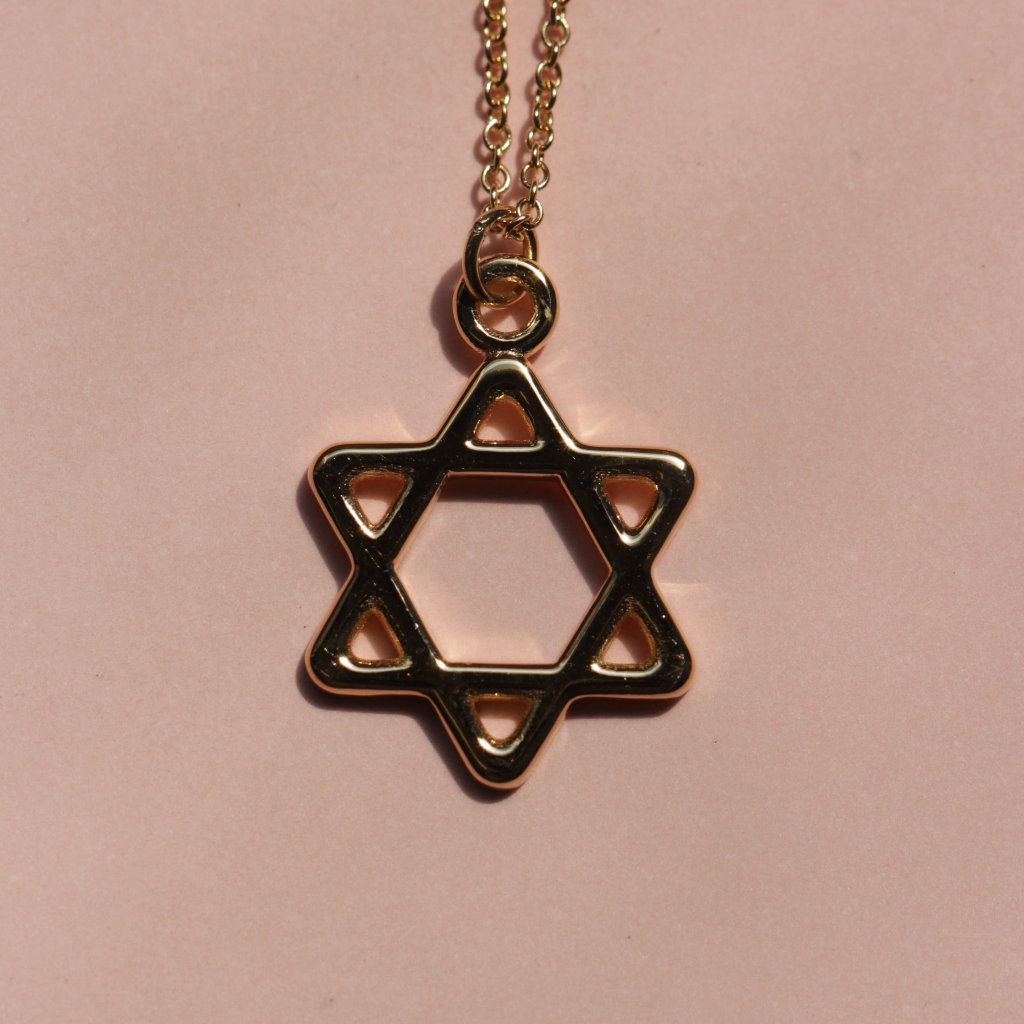 Nova Star Of David Gold Necklace
