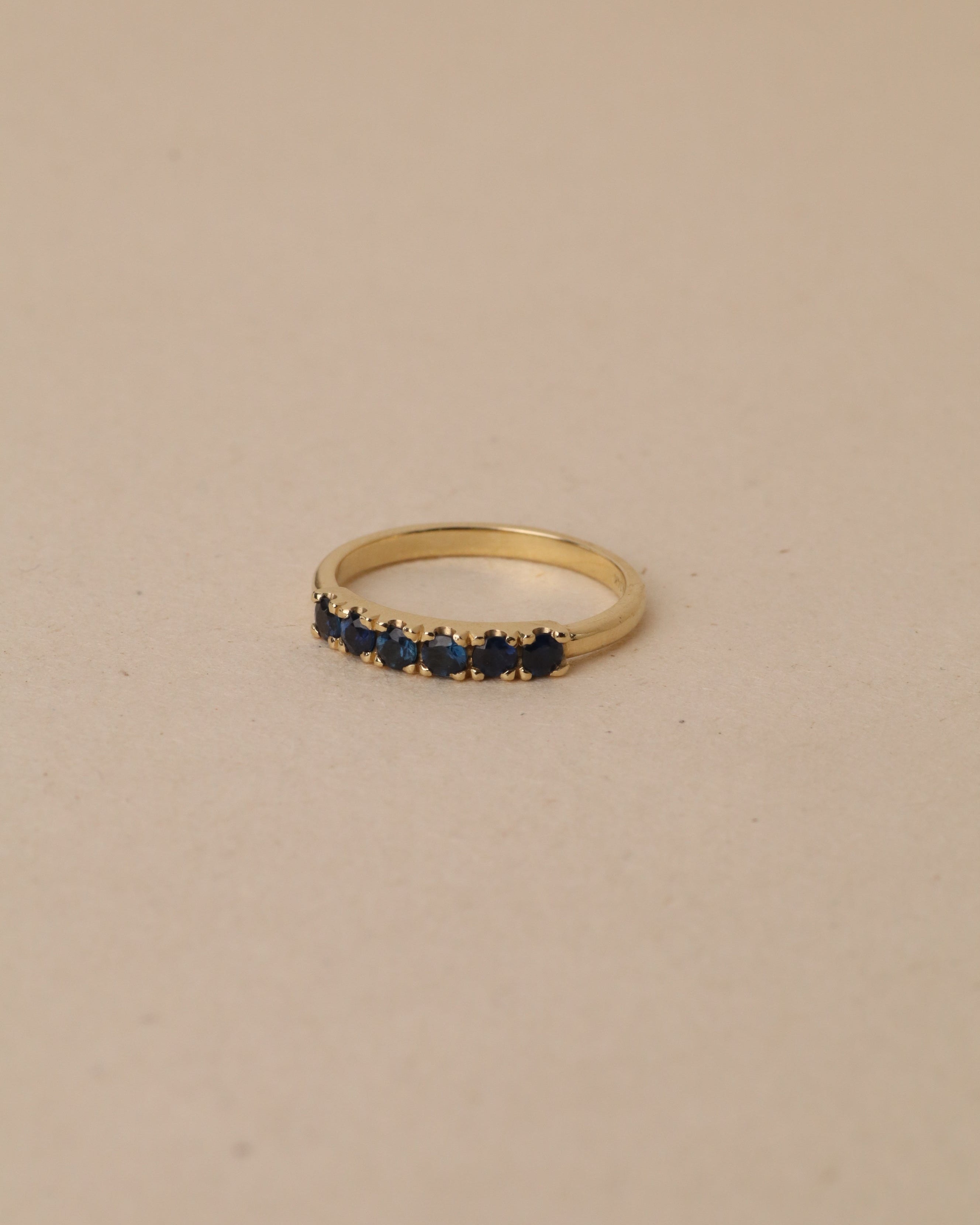 Medium Candy Gold Ring sapphire
