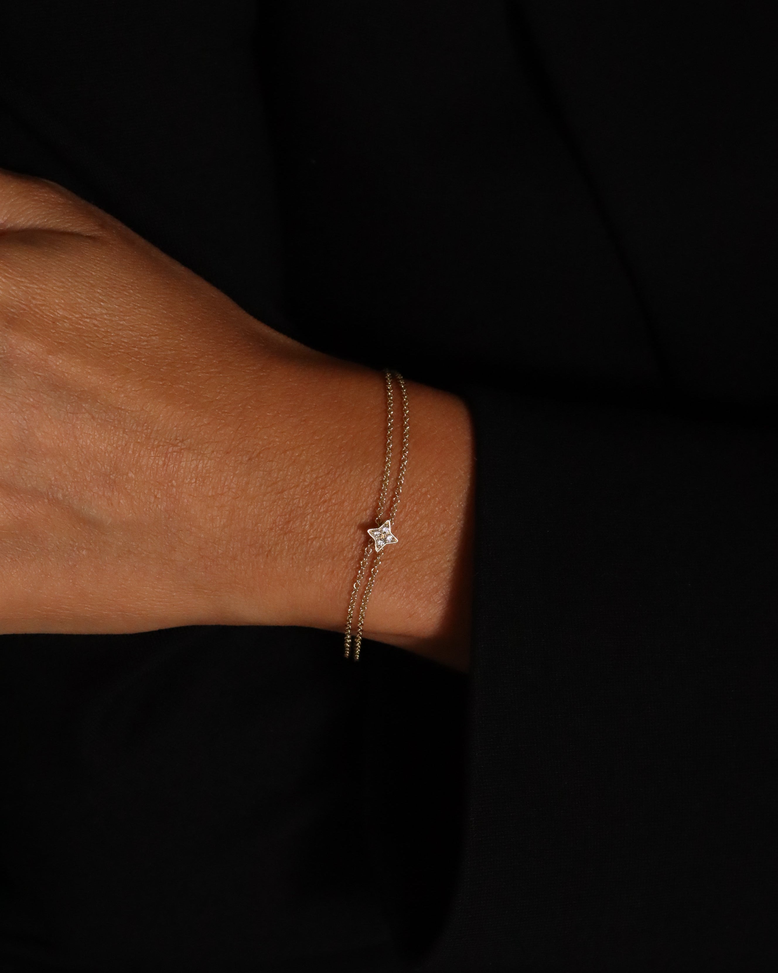 Neptune Gold Bracelet With Diamonds