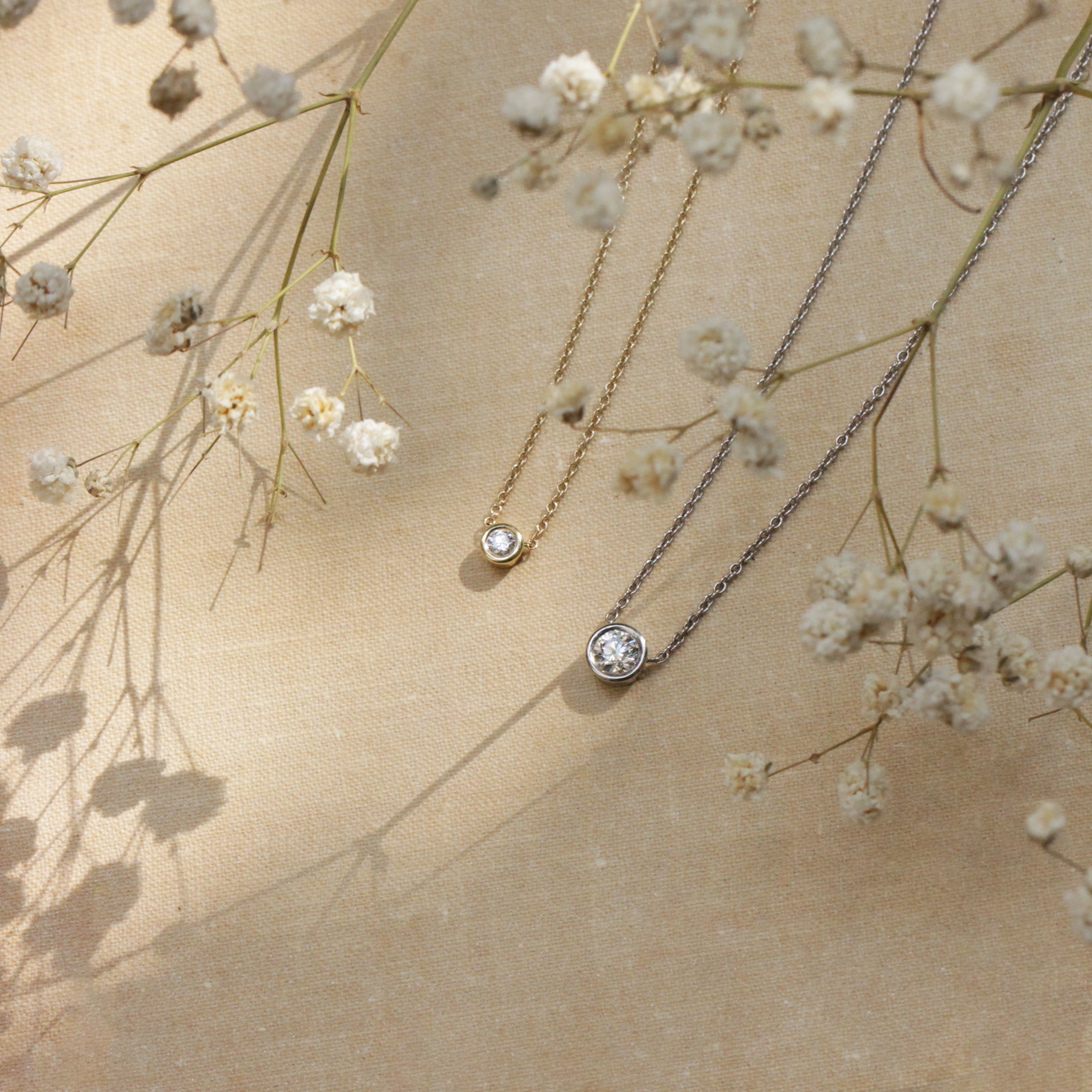 Margarita Necklace White Diamond