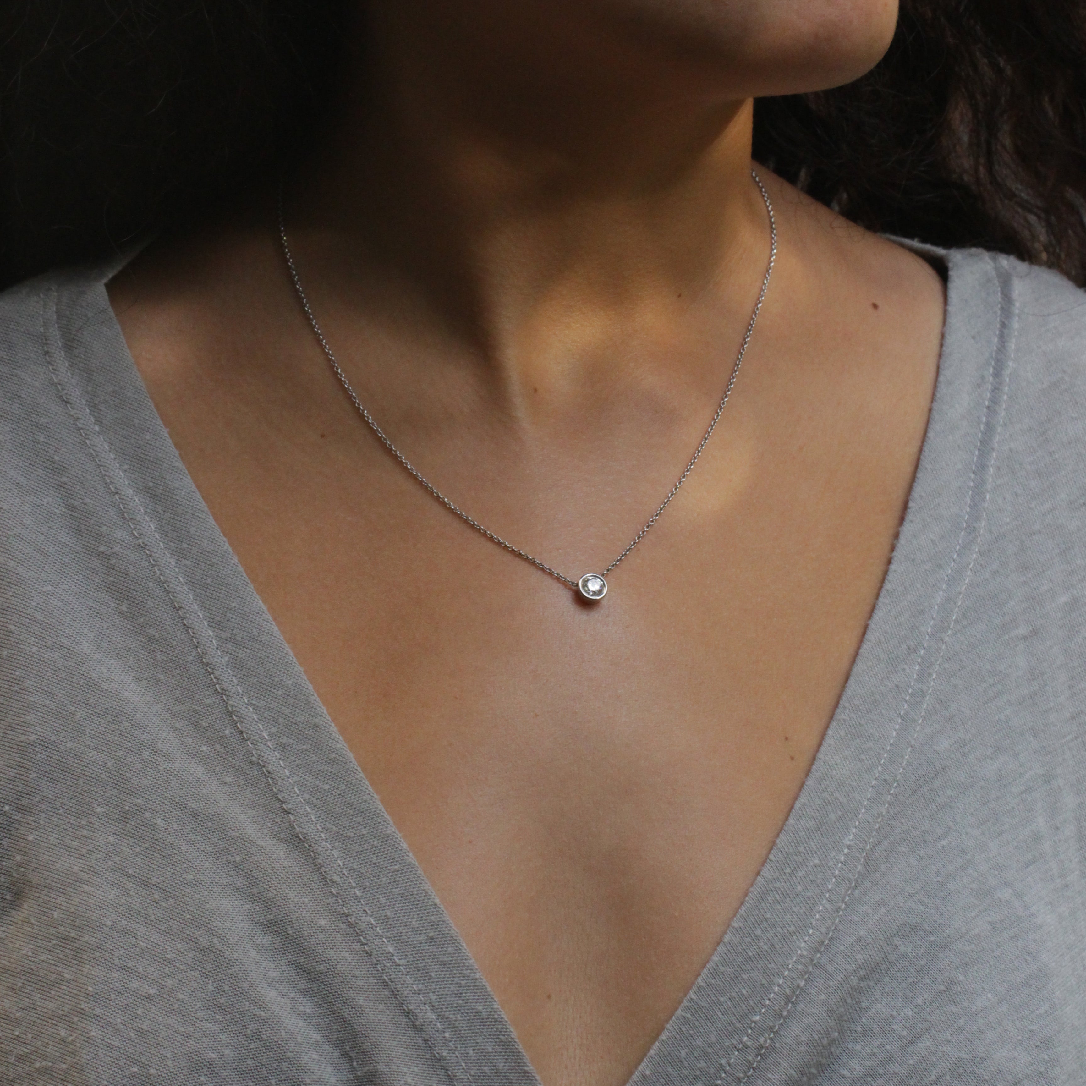 Margarita Necklace White Diamond