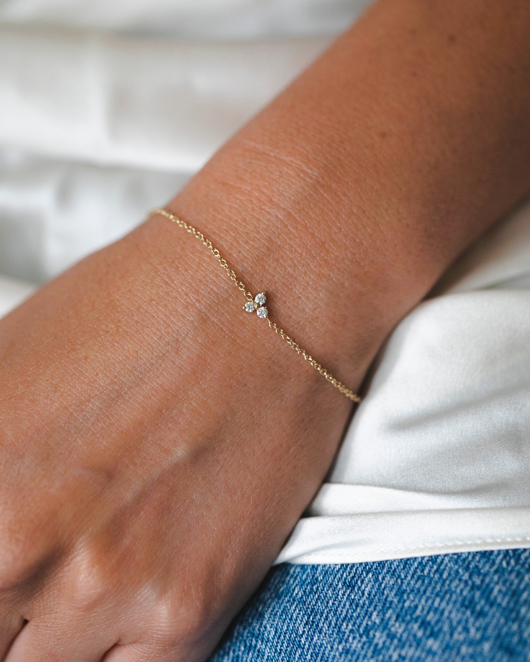 Grace Bracelet With White Diamonds