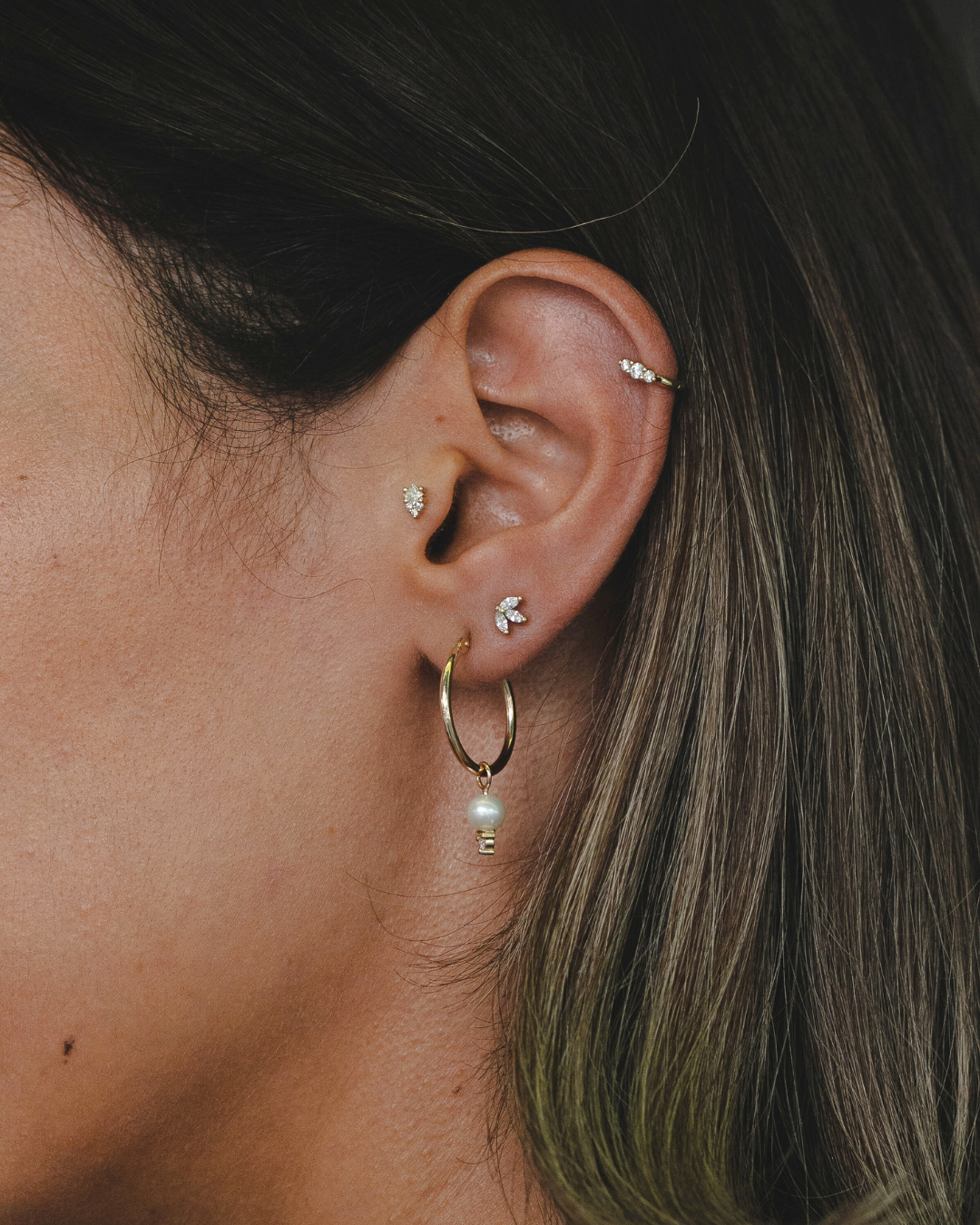 Hoop Scarlett Gold Earring