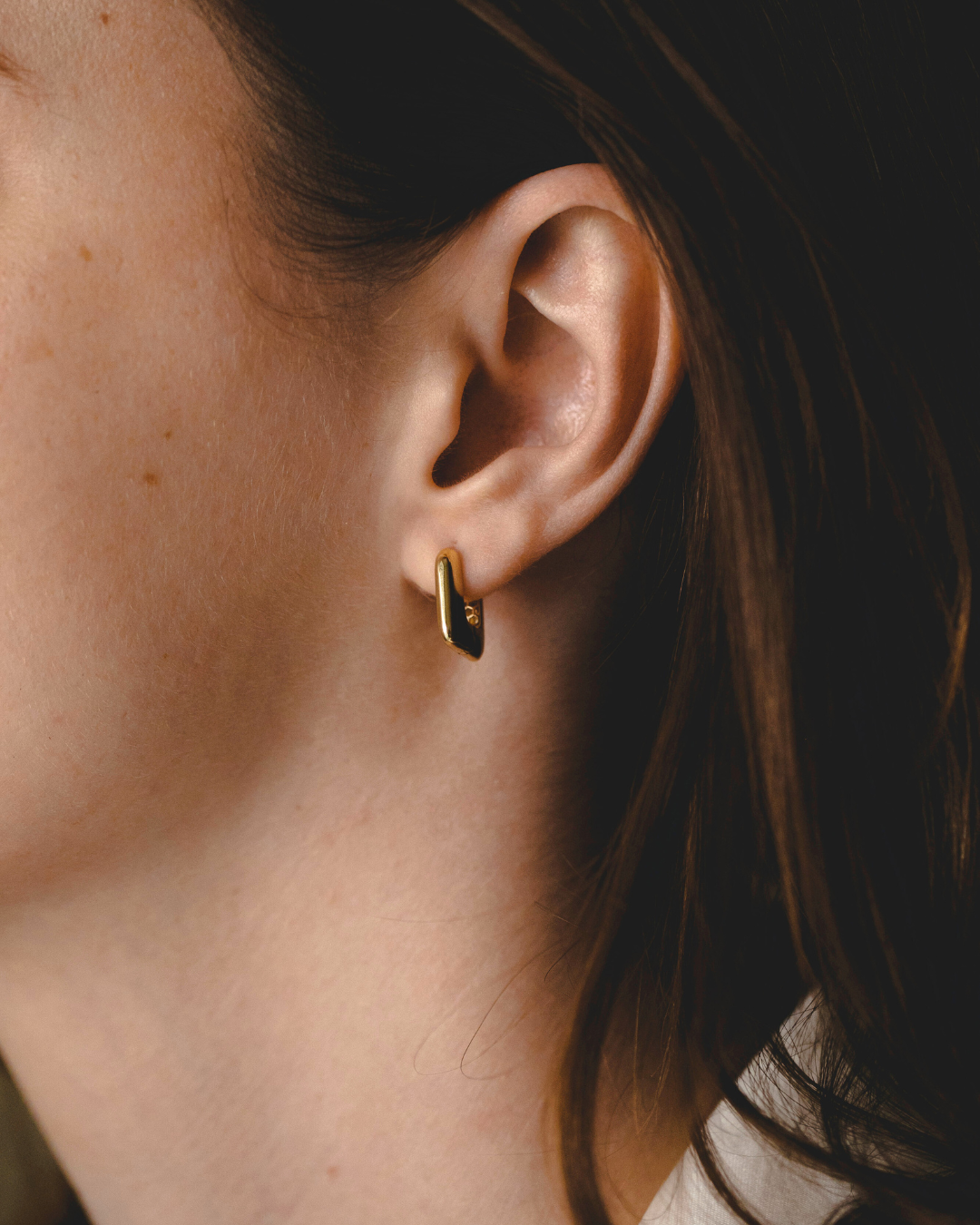 Mandy Gold Hoop Earrings