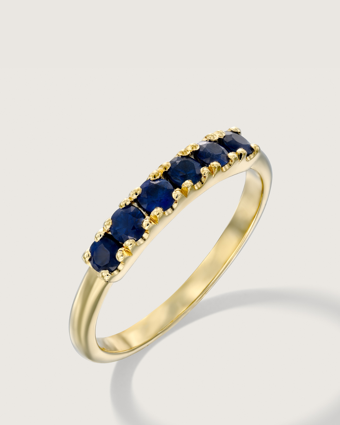 Medium Candy Gold Ring sapphire