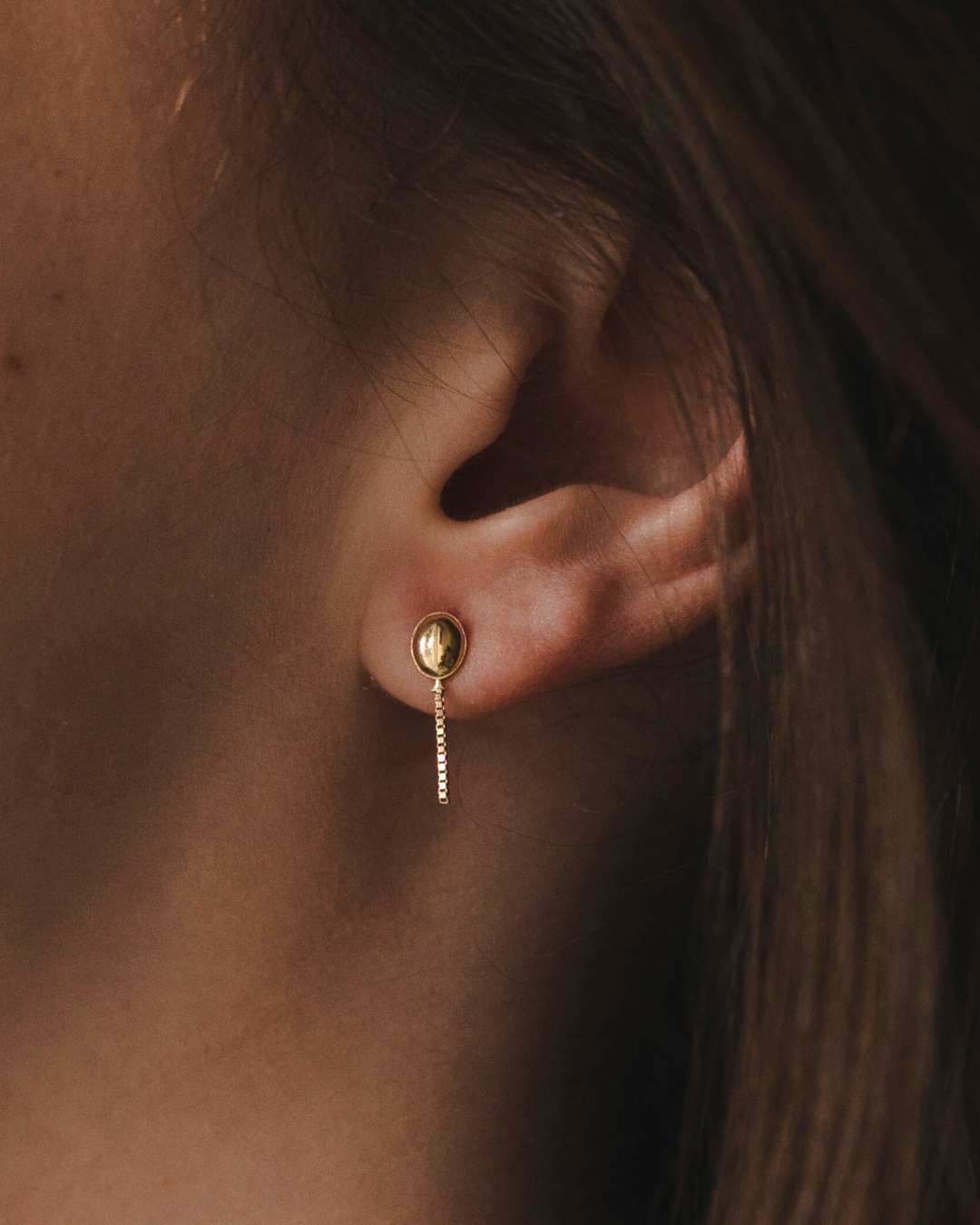 Balloon Gold Earring
