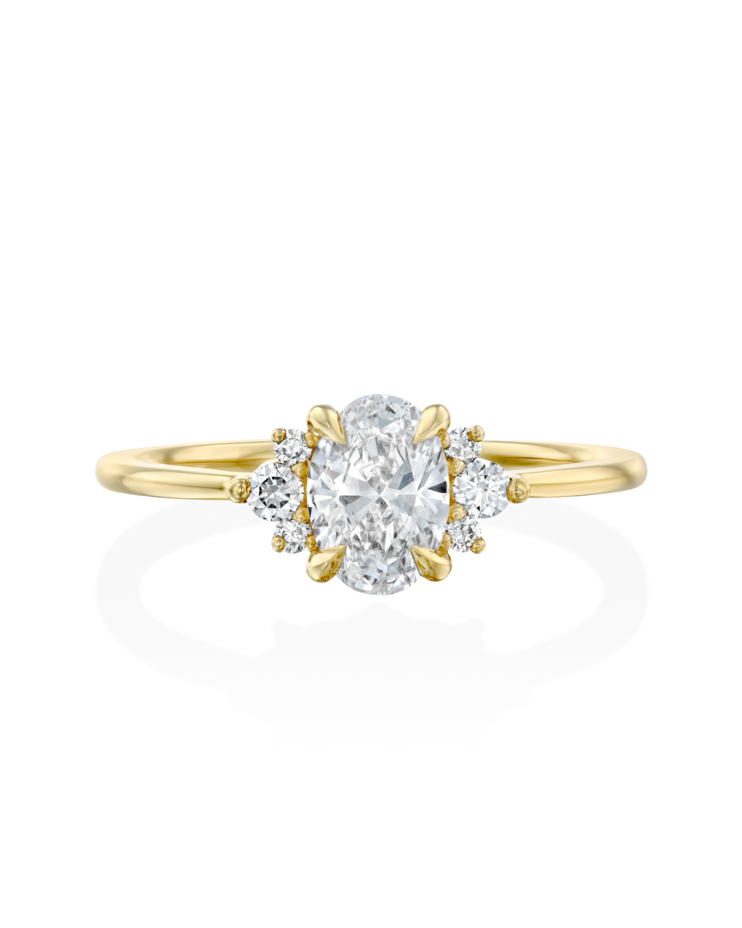 Large Ella Ring Lab Diamonds
