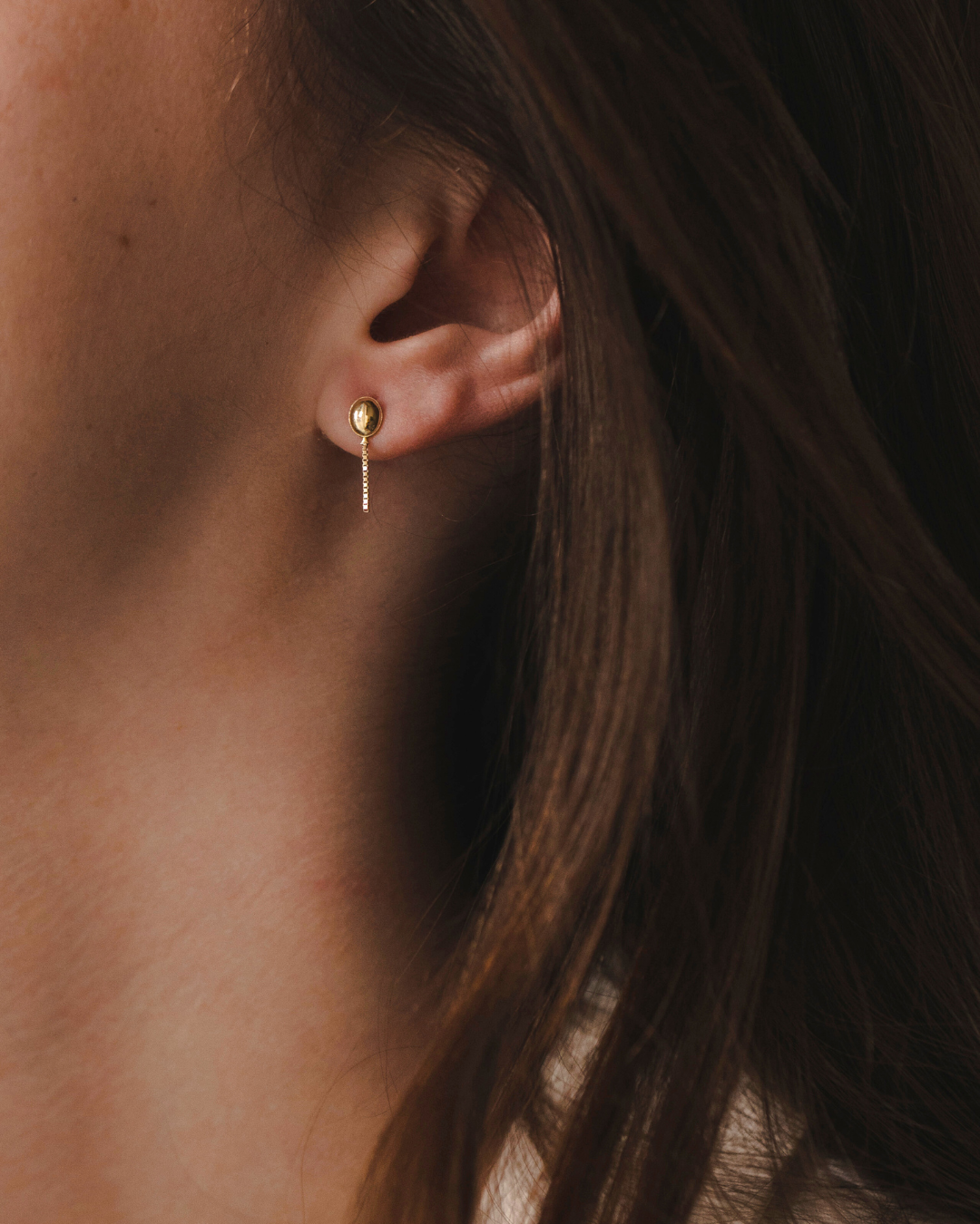 Balloon Gold Earring