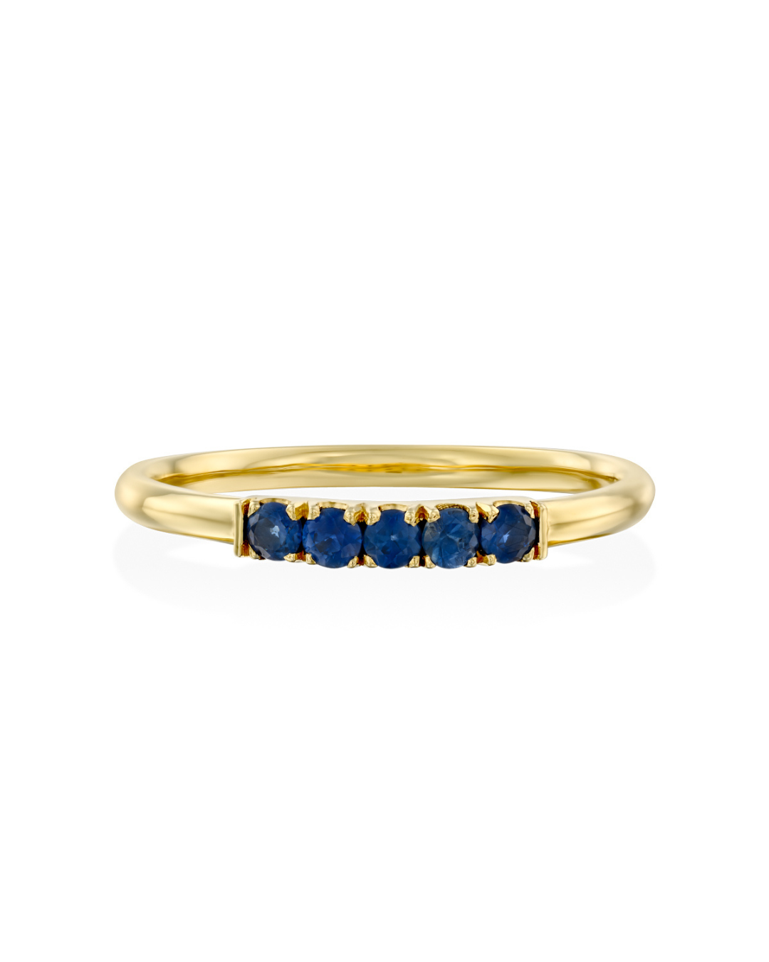 Medium Candy Gold Ring sapphire