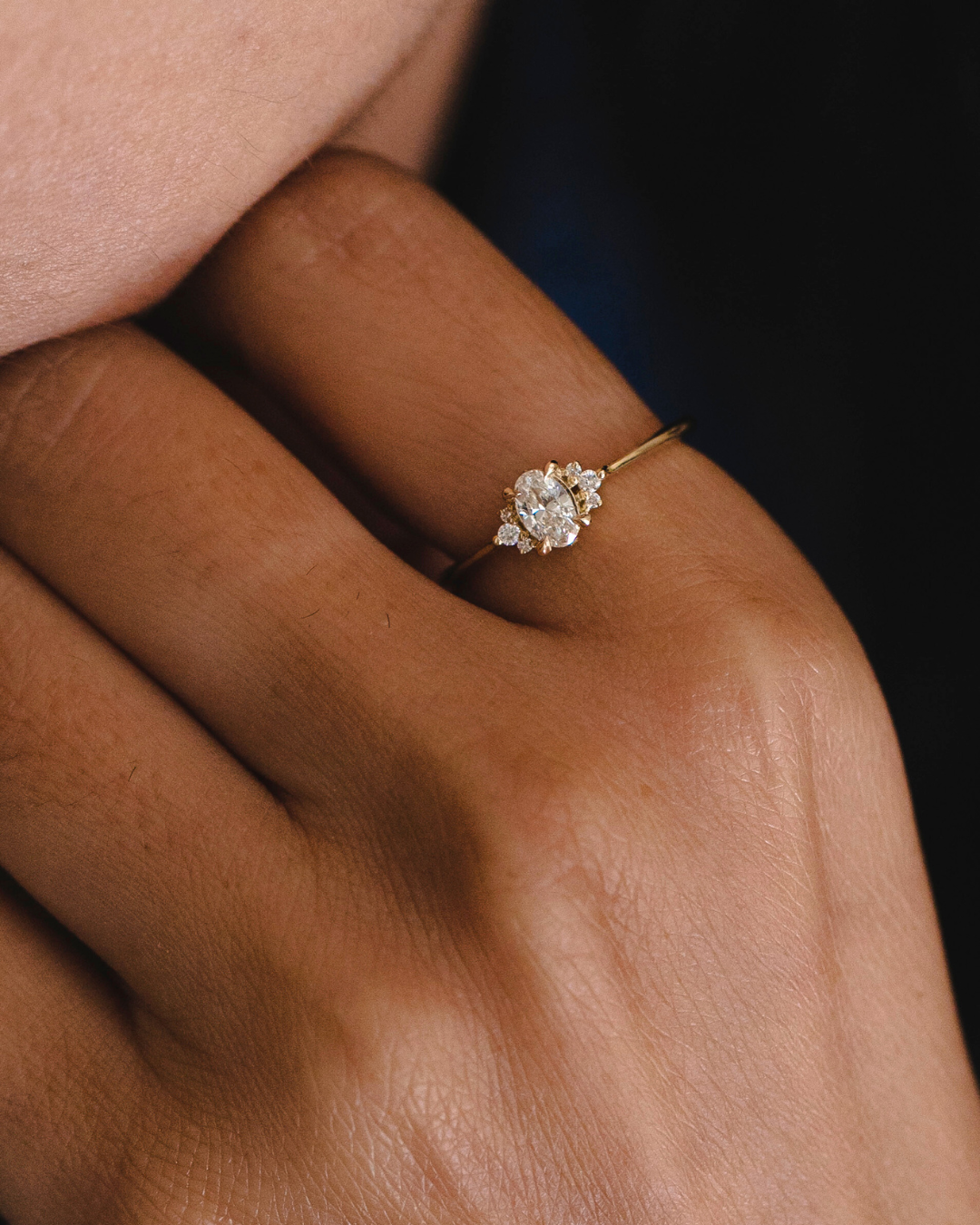 Ella Ring White Diamonds