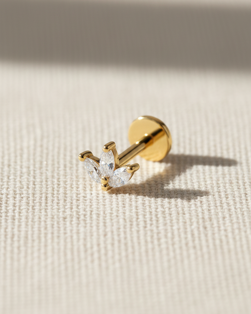 Mini Francoise Piercing White Diamonds