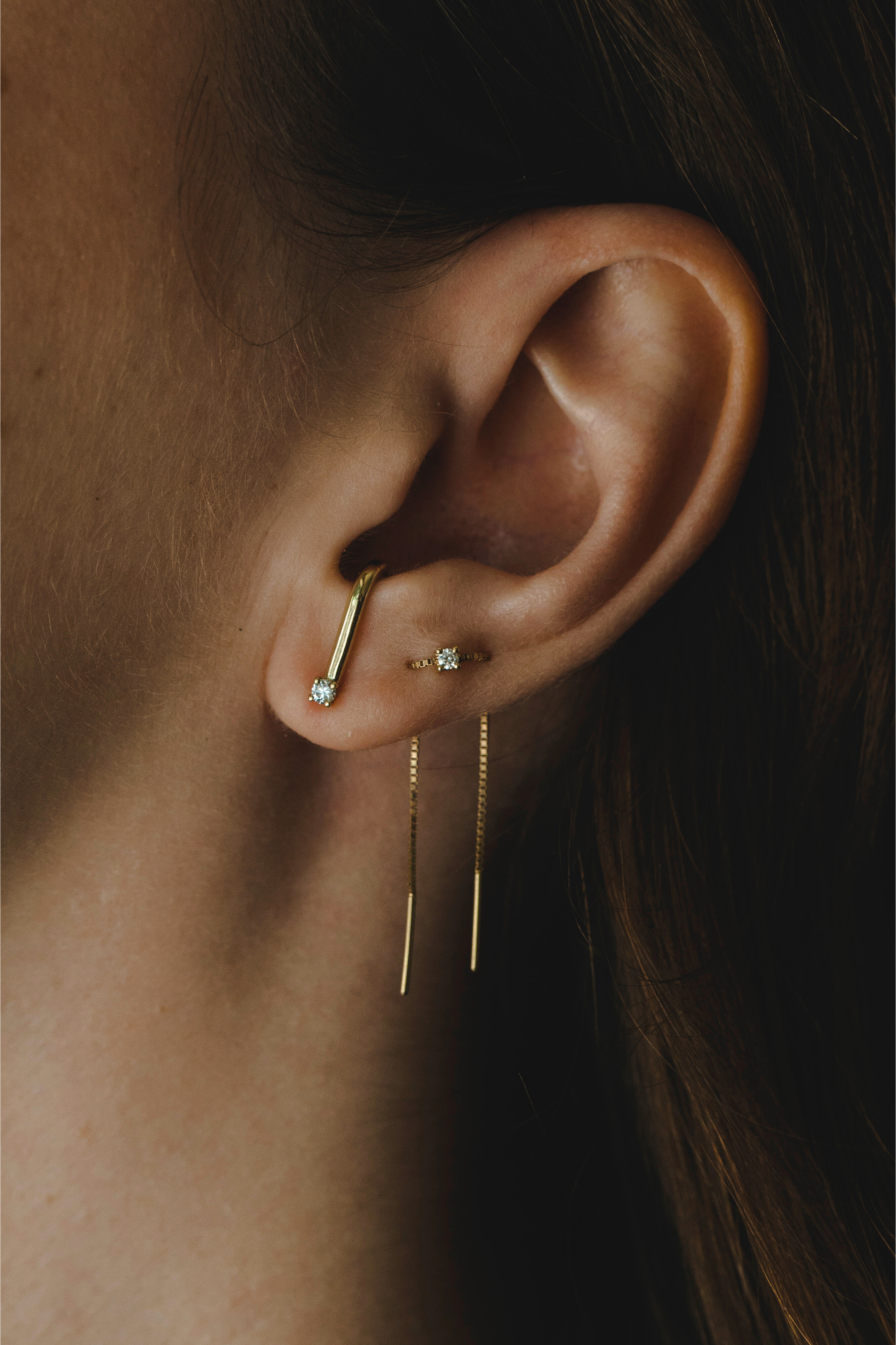 Earring 14 - White Diamond