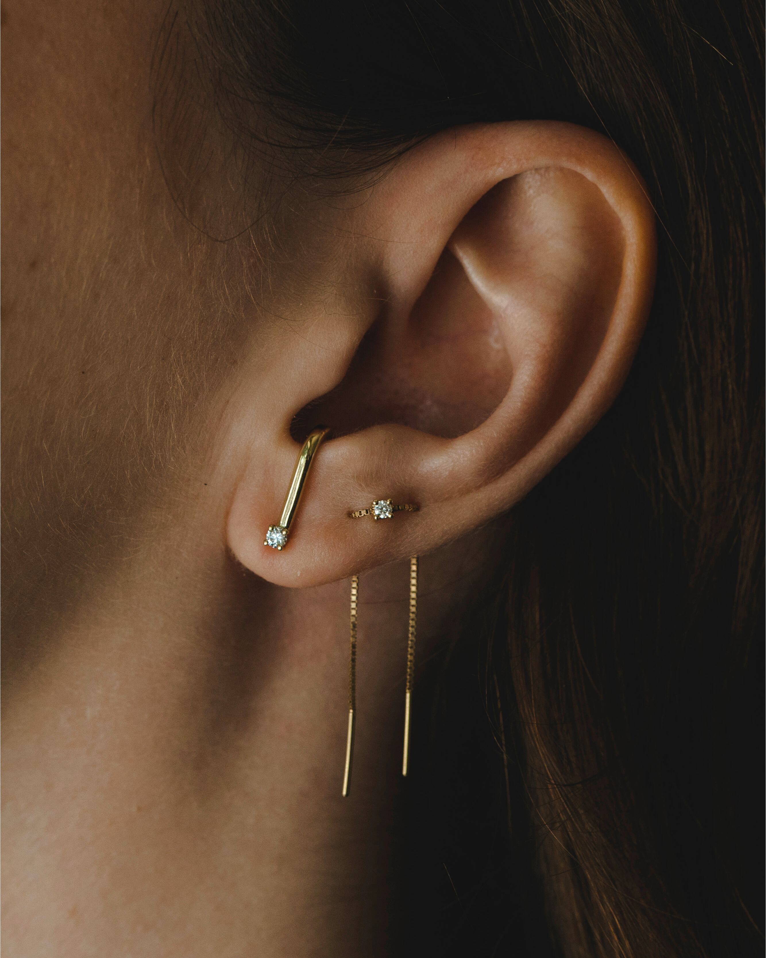 Earring 14 - White Diamond