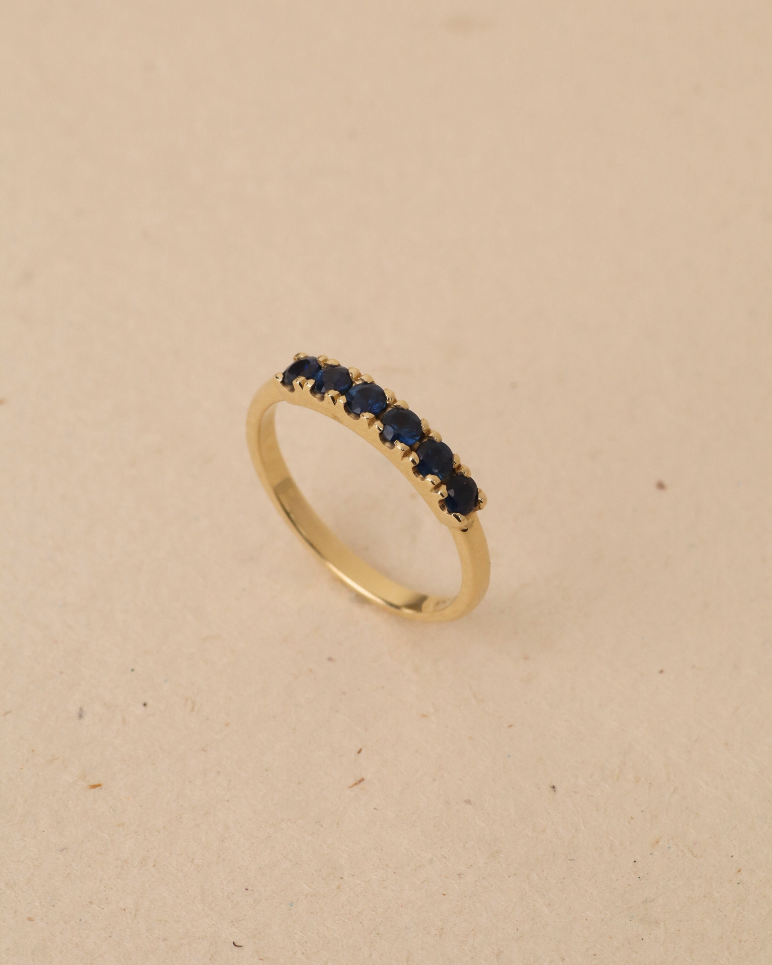 Medium Candy Gold Ring sapphire